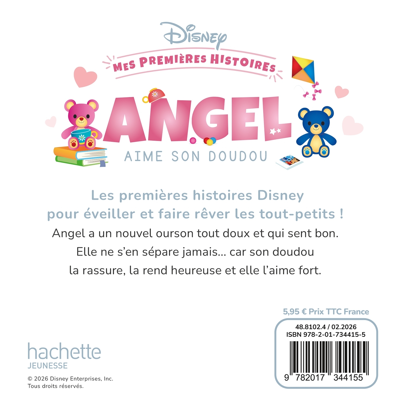DISNEY - Mes Premières Histoires - Angel aime son doudou -  - DISNEY HACHETTE