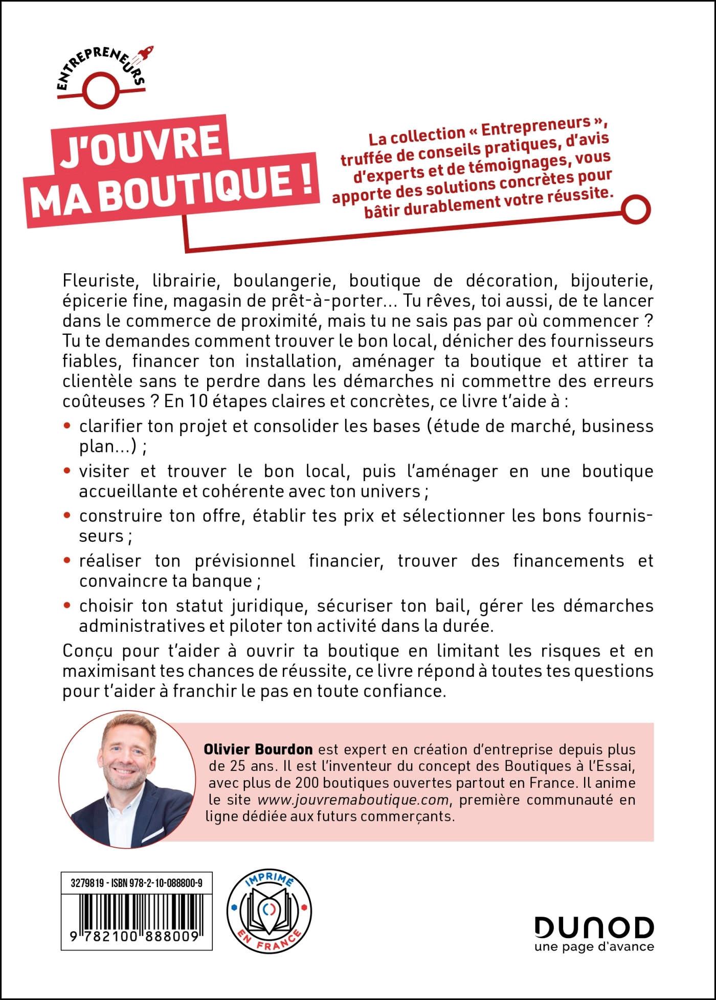J'ouvre ma boutique ! - Olivier Bourdon - DUNOD