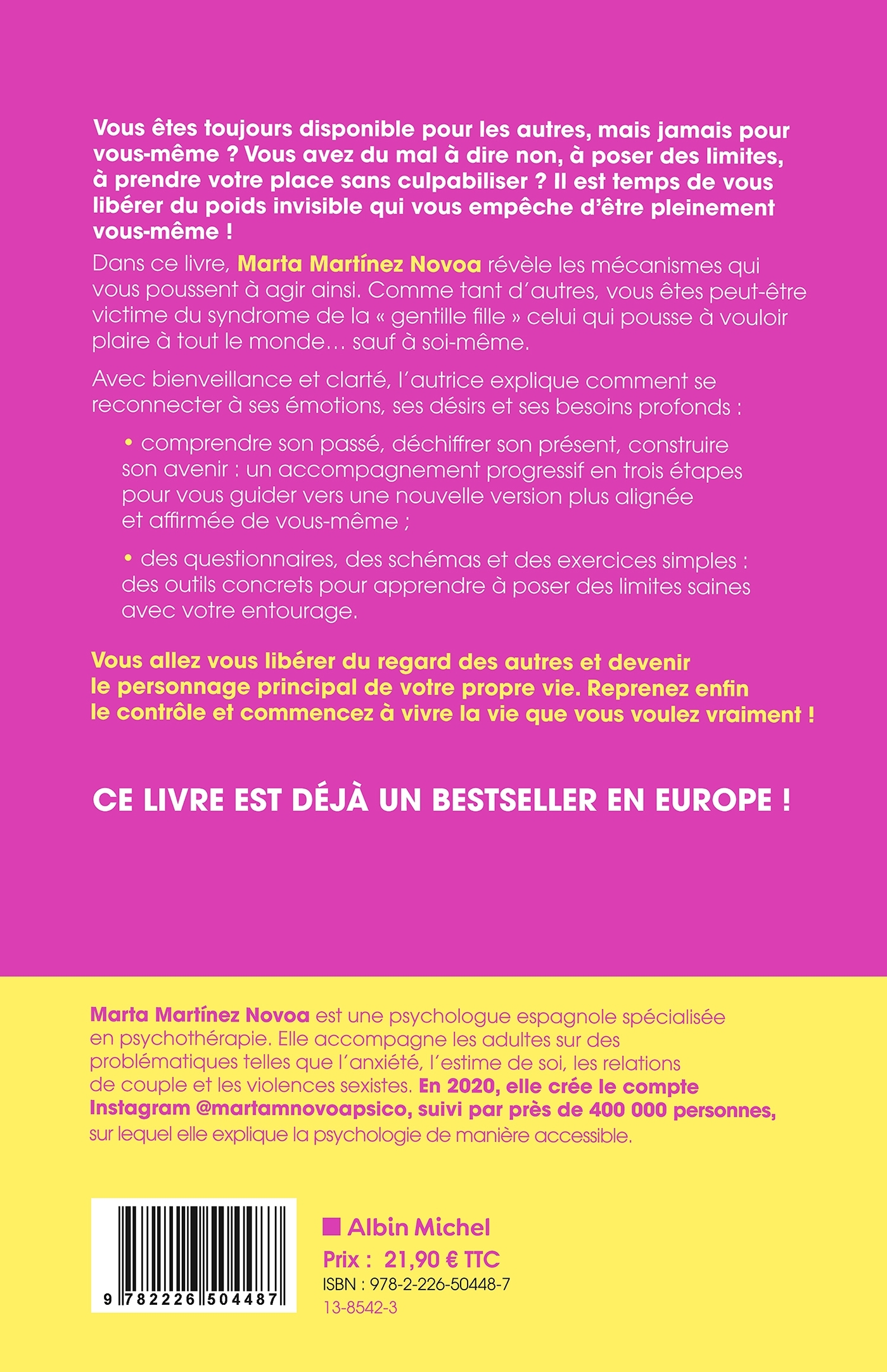 Arrête de vouloir plaire à tout le monde (et pense à toi !) - Marta Martinez Novoa - ALBIN MICHEL