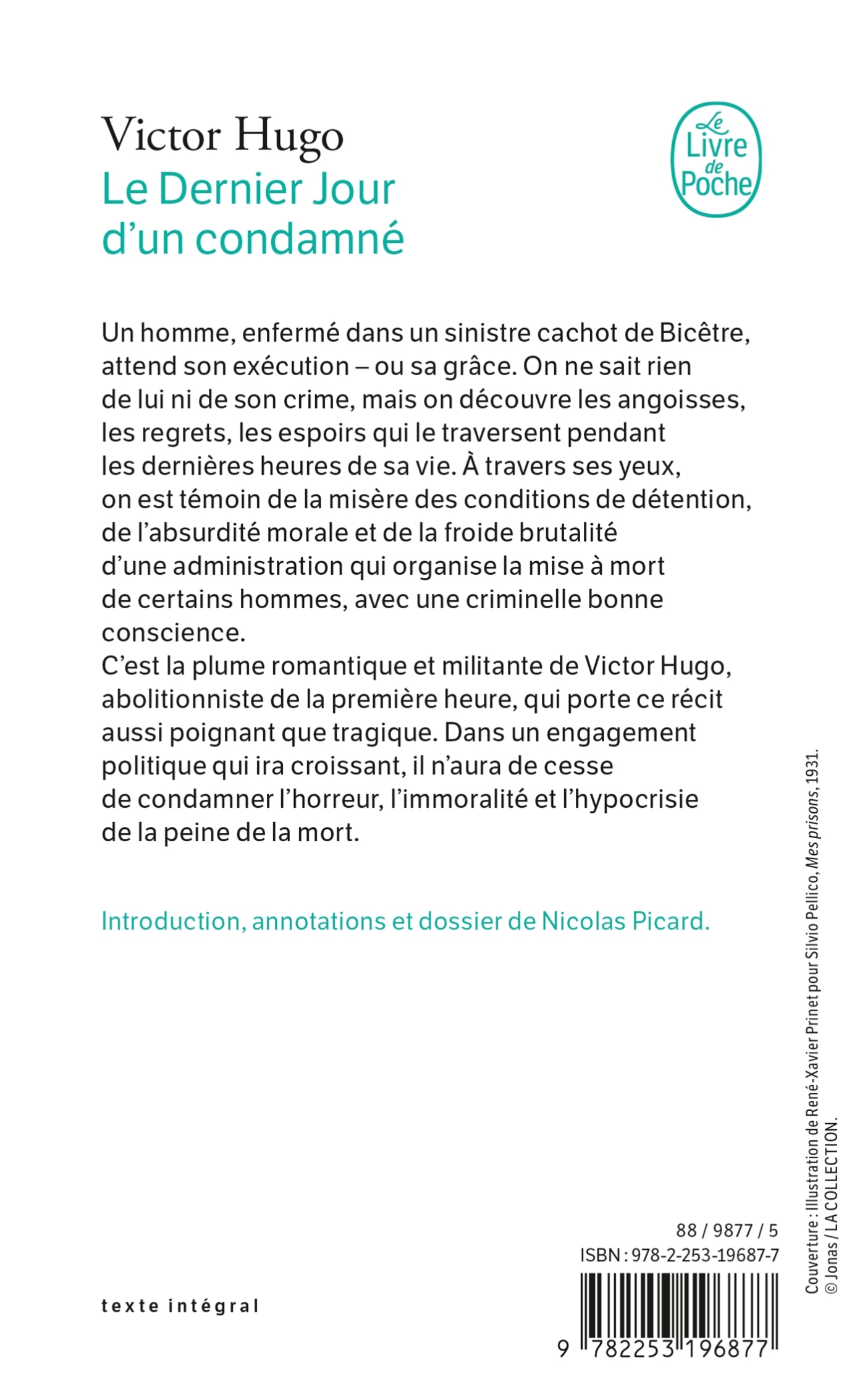 Le Dernier Jour d'un condamné (Nouvelle édition) - Victor Hugo - LGF