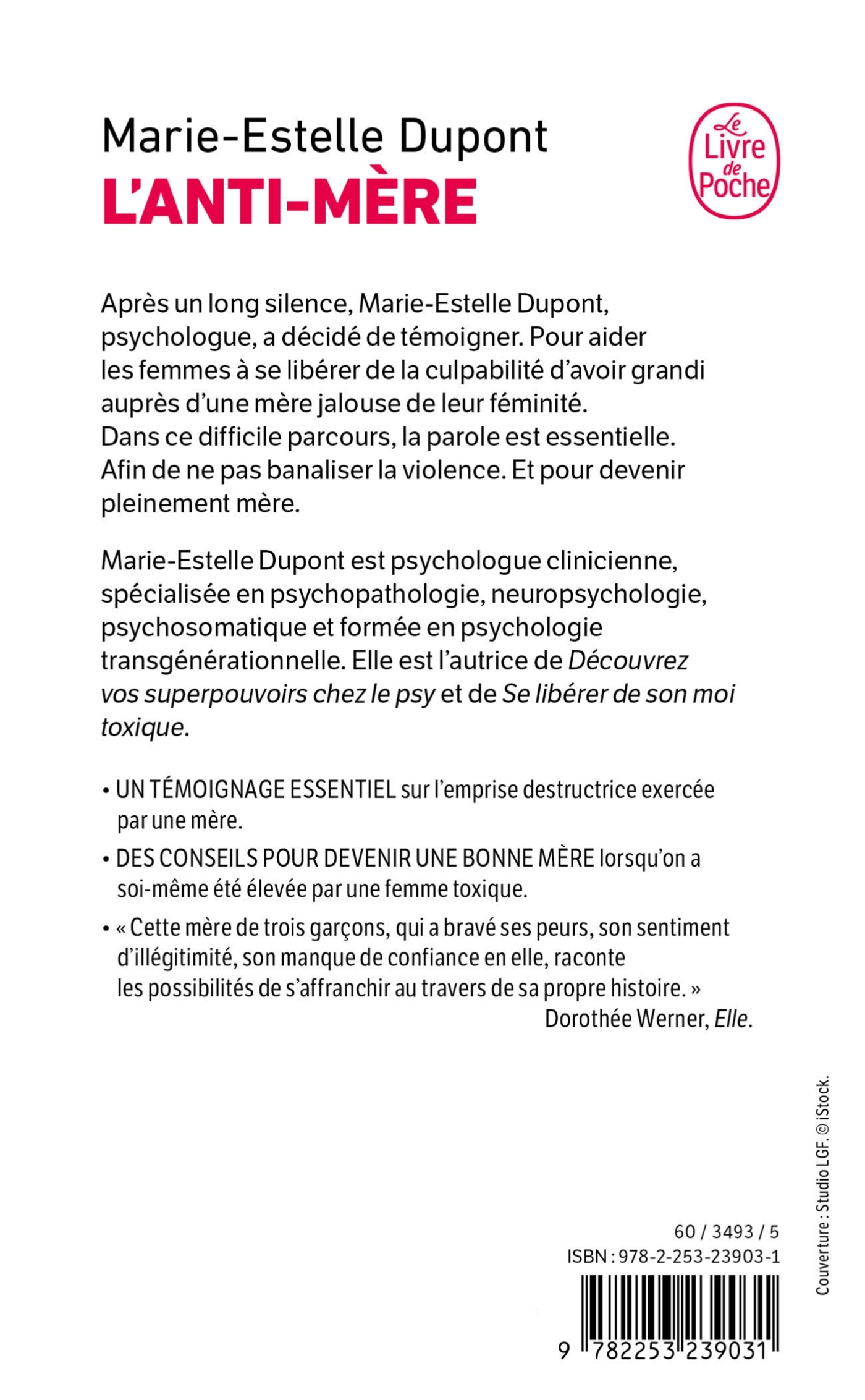 L'Anti-mère - Marie-Estelle Dupont - LGF