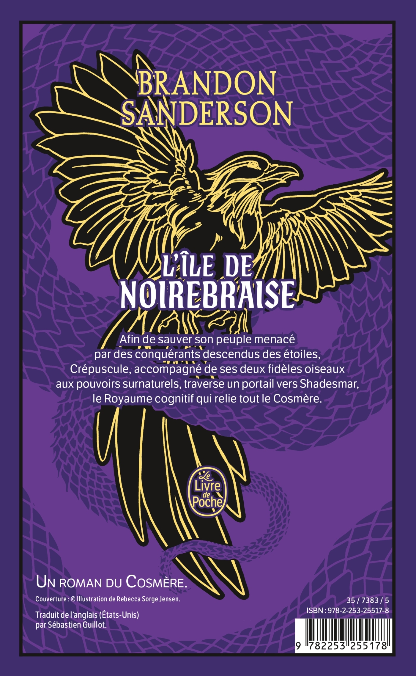 L'Île de Noirebraise - Edition Collector - Brandon Sanderson - LGF