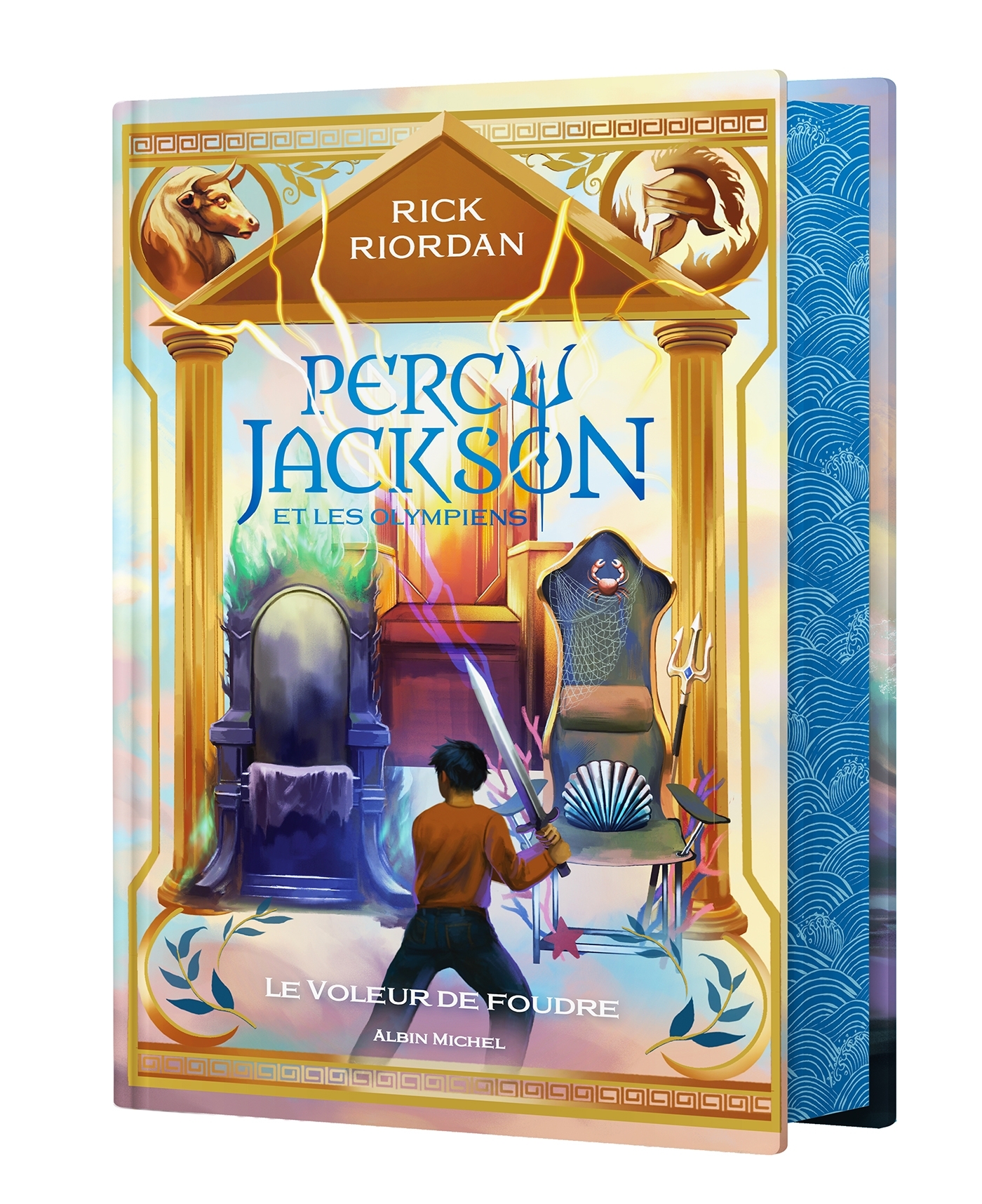 Percy Jackson et les Olympiens T1 - Le Voleur de foudre (Edition 2025 - Collector) - Rick Riordan - ALBIN MICHEL