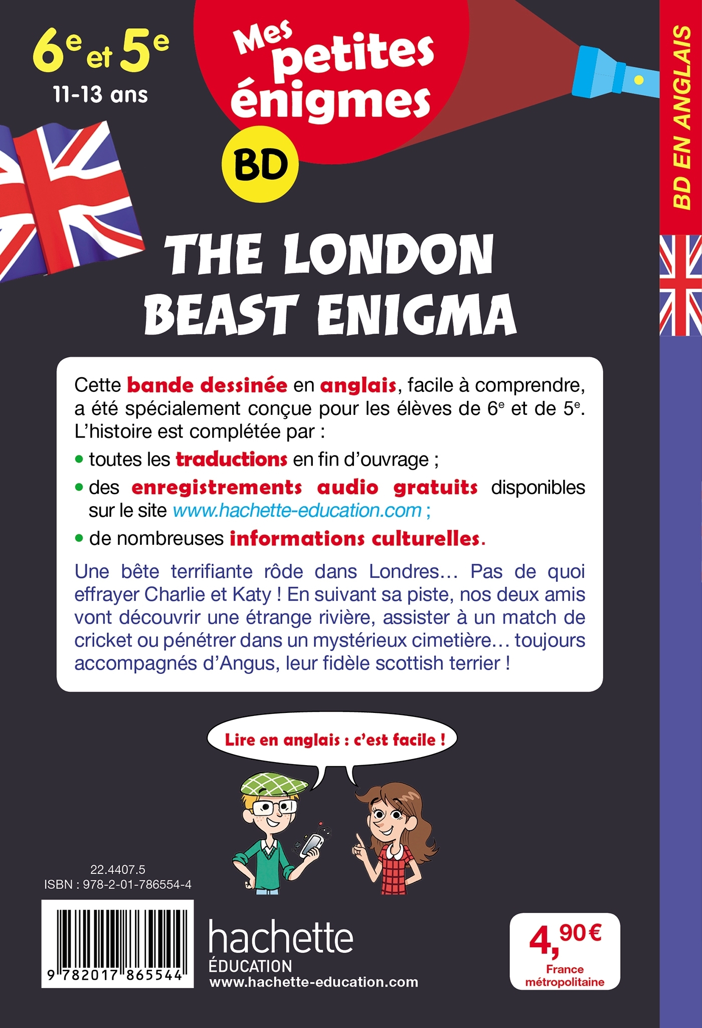 The London Beast Enigma  - 6e et 5e - Cahier de vacances 2026 - Joanna Le May - HACHETTE EDUC