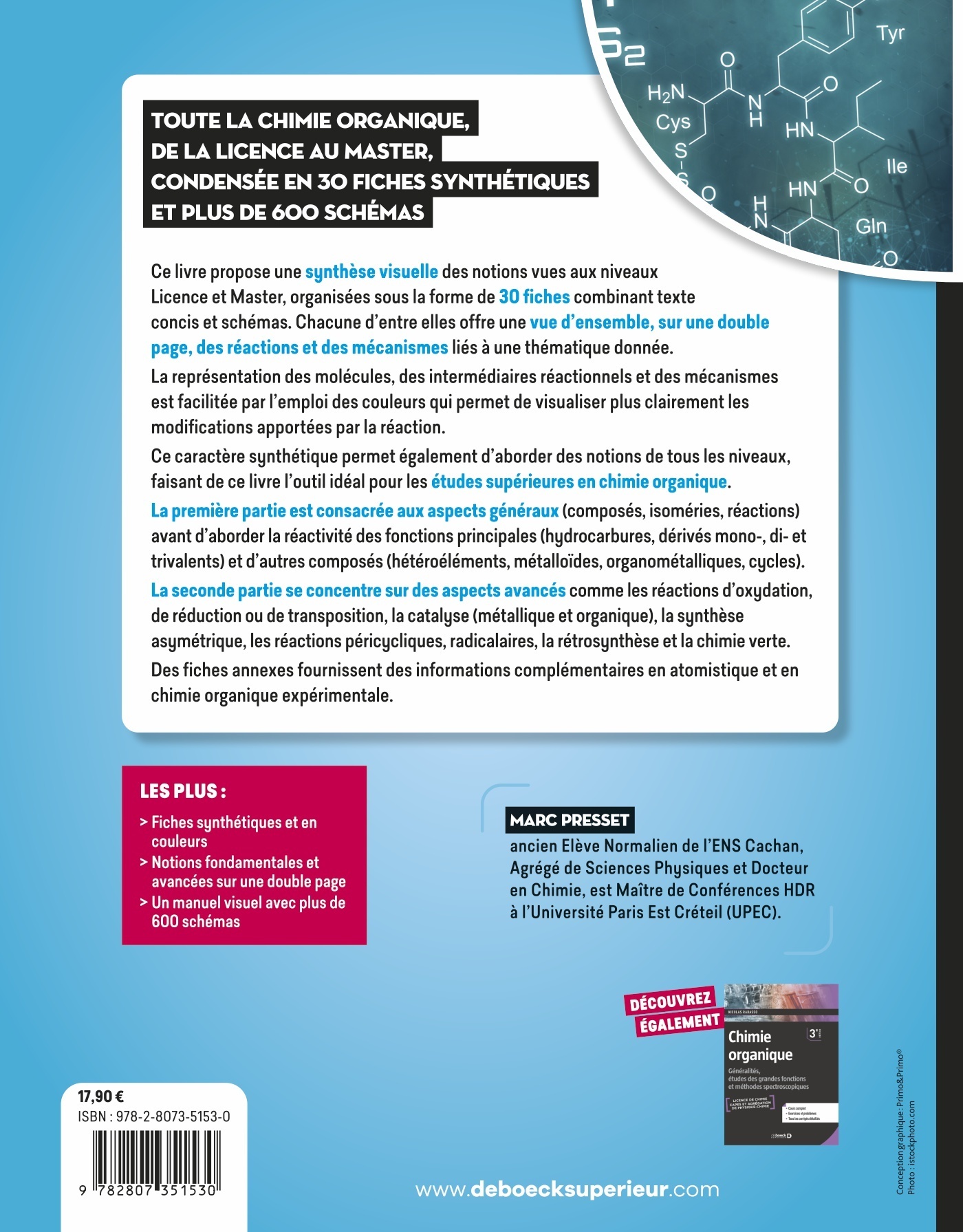 Mémo pratique de Chimie Organique - Marc Presset - DE BOECK SUP