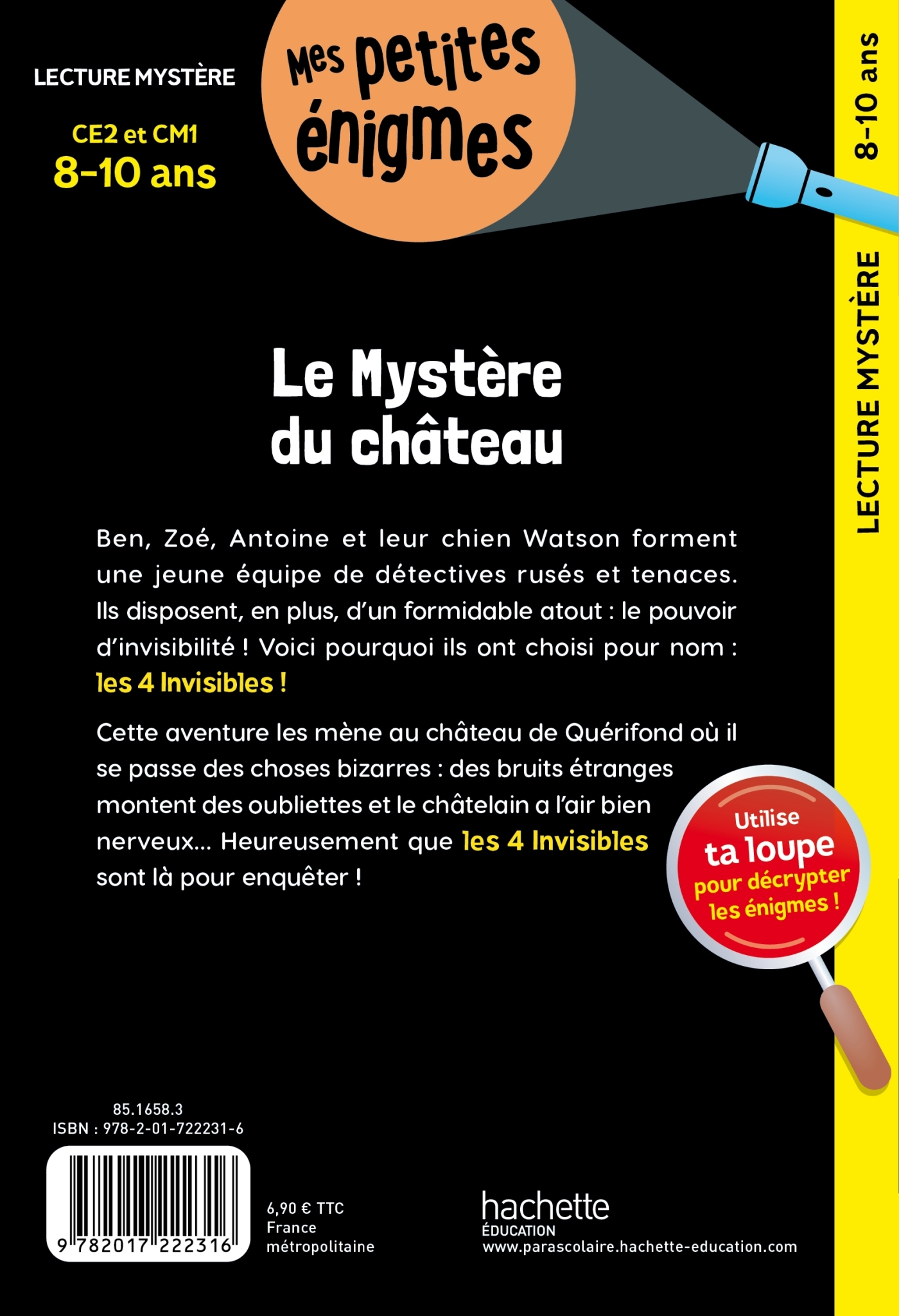 Le Mystère du château  - CE2 et CM1 - Cahier de vacances 2025 - ERICK ALEXANDERSON ROSAS - HACHETTE EDUC