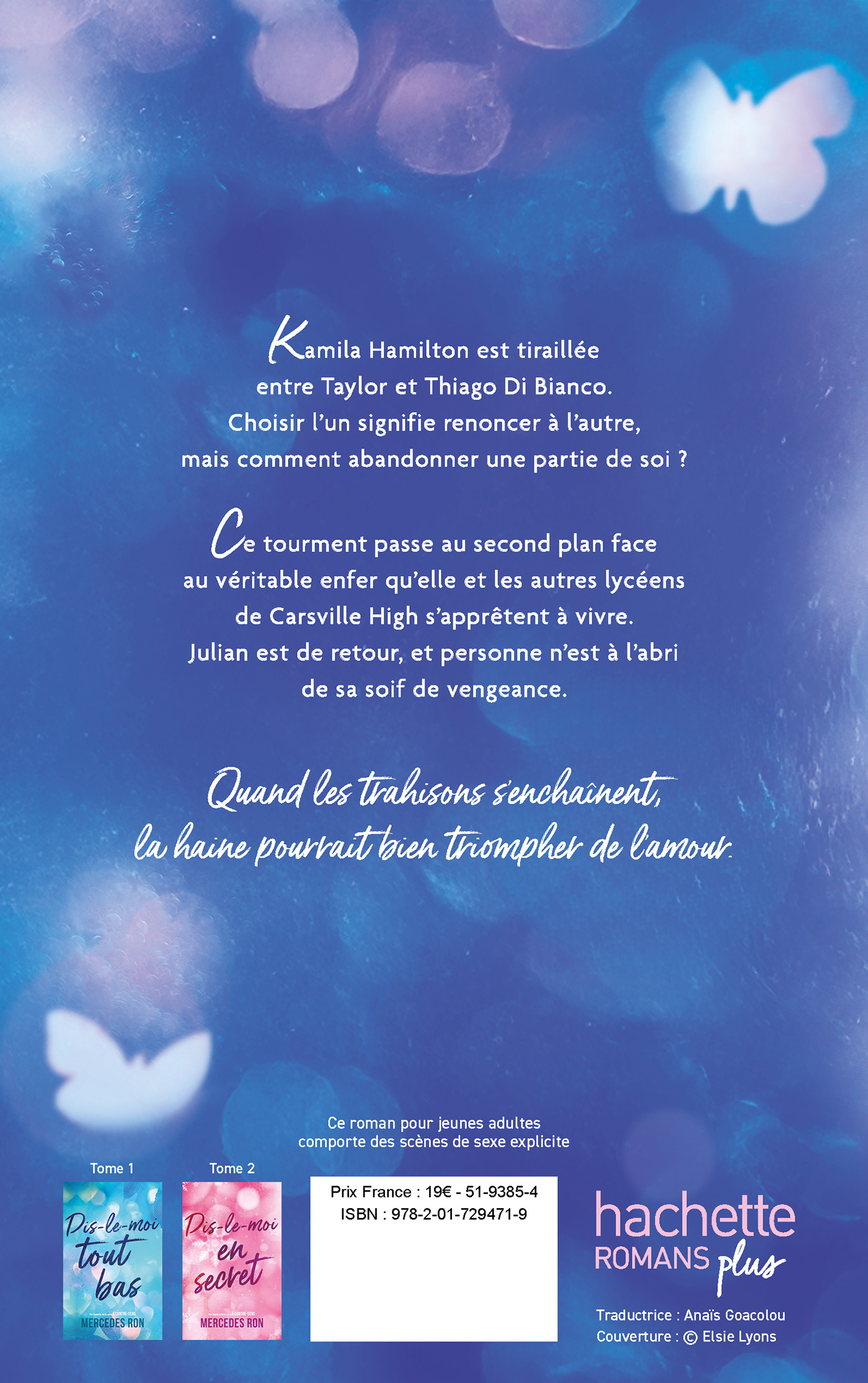 Dis-le-moi - tome 3 - Dis-le-moi avec amour - Mercedes Ron - HACHETTE ROMANS