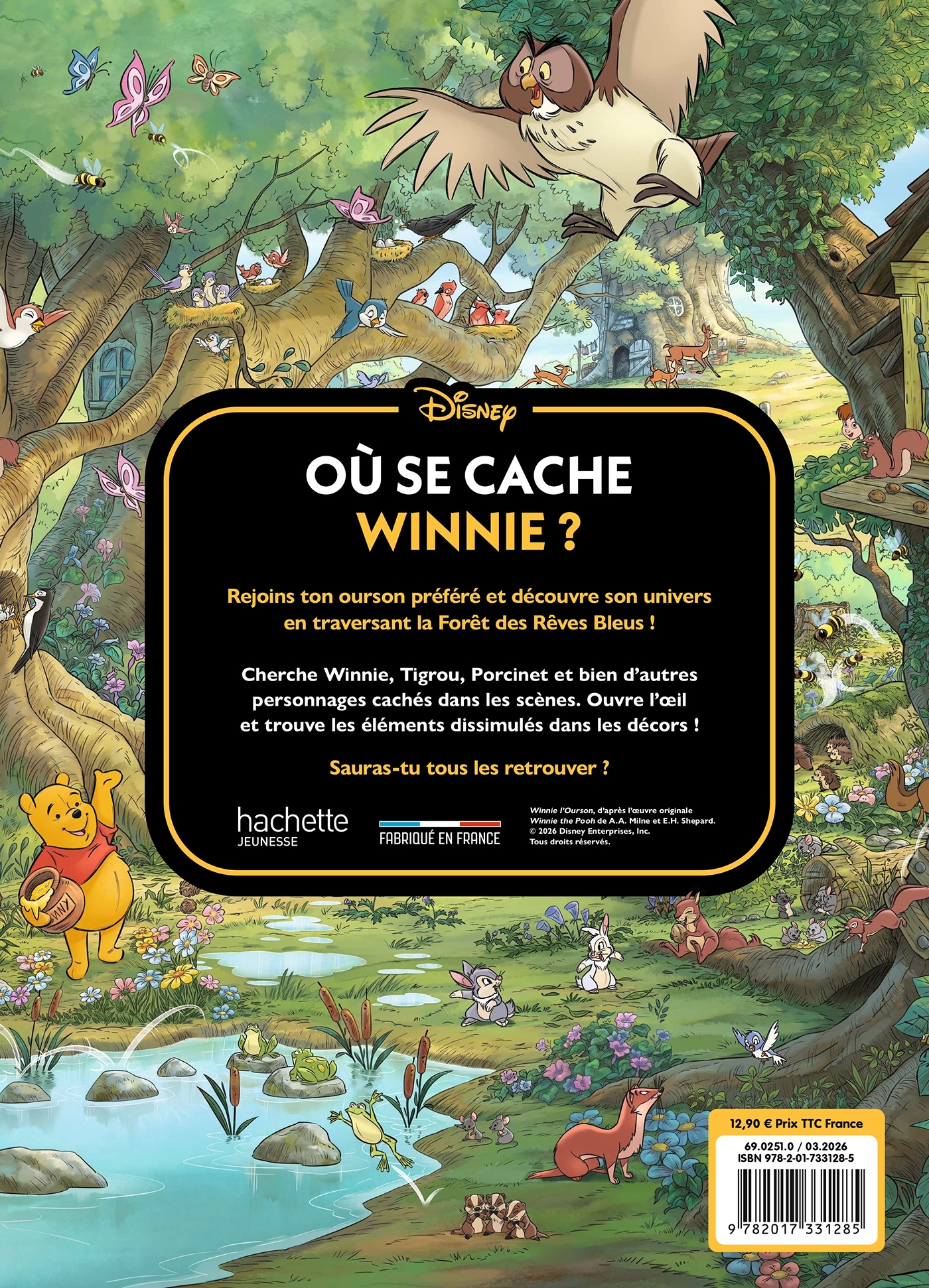 WINNIE L'OURSON - Où se cache Winnie ? Cherche et Trouve - Disney -  - DISNEY HACHETTE
