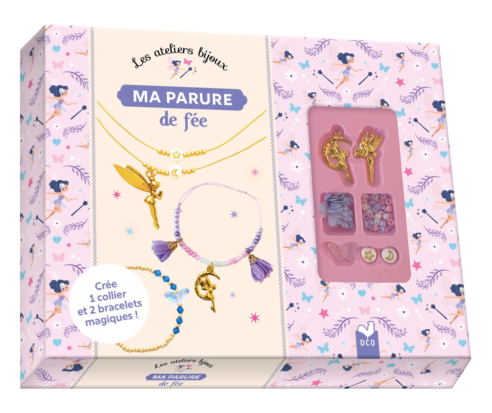 Ma parure de fée - coffret avec accessoires - Laetitia Lazerges - DEUX COQS D OR