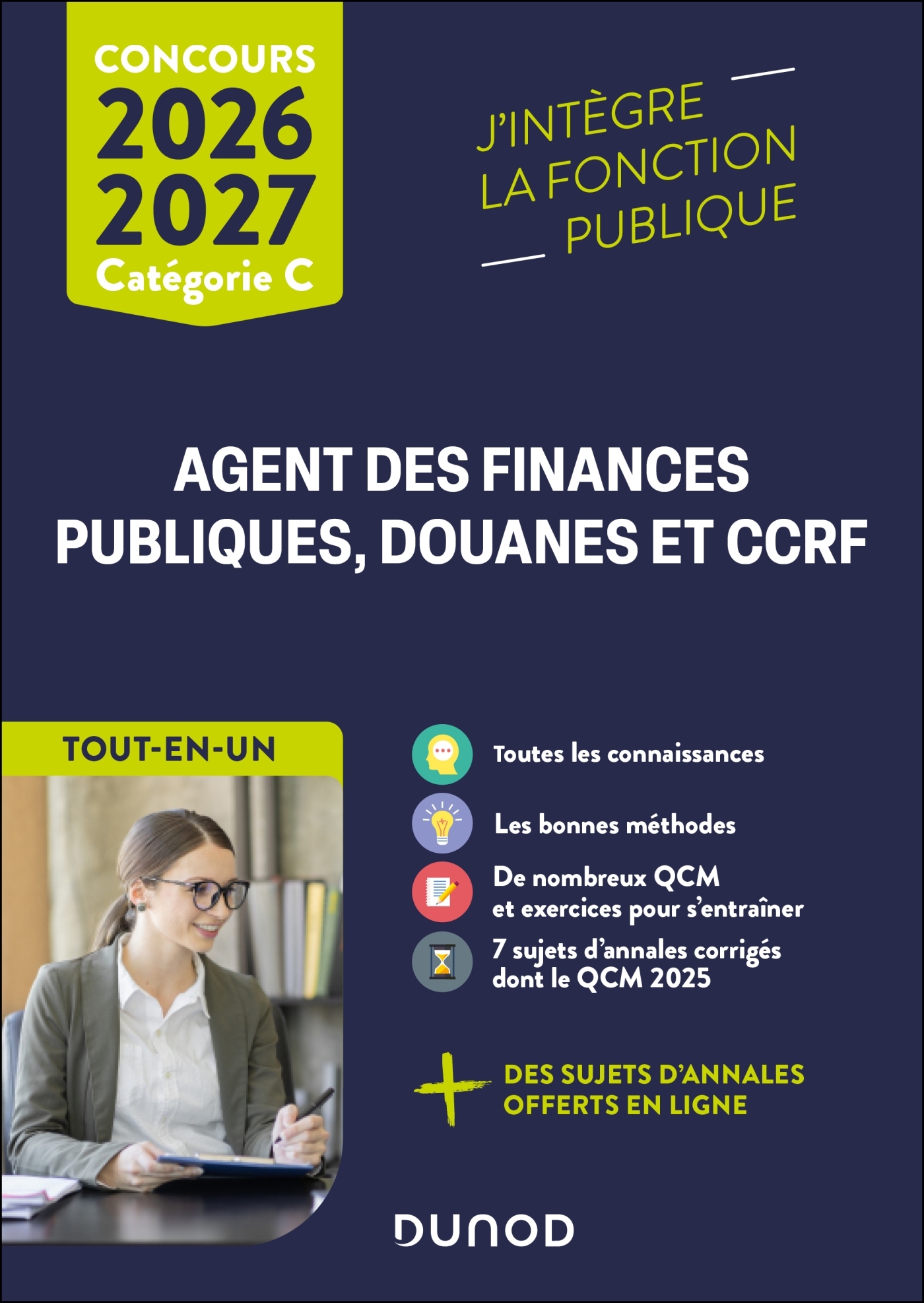 Concours commun Agent des finances publiques, douanes et CCRF - 2026-2027 - Frédéric Lephay, Pierre Siroteau, Marie-Virginie Speller, Thibault Couarc'h - DUNOD