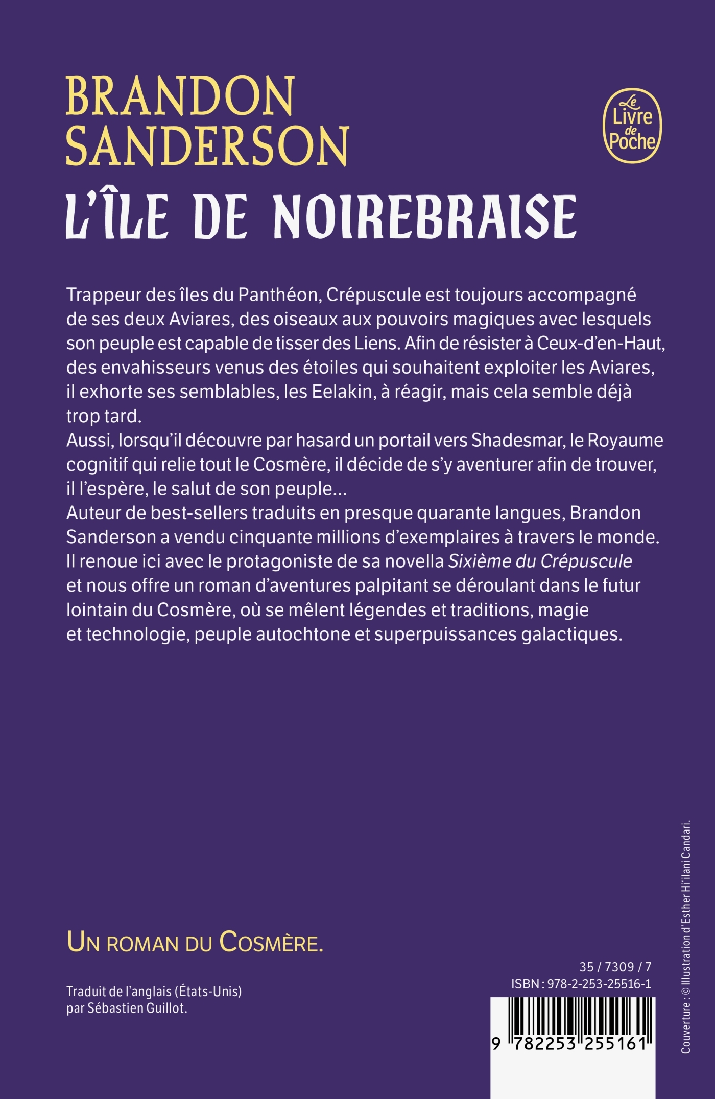 L'Île de Noirebraise - Brandon Sanderson - LGF