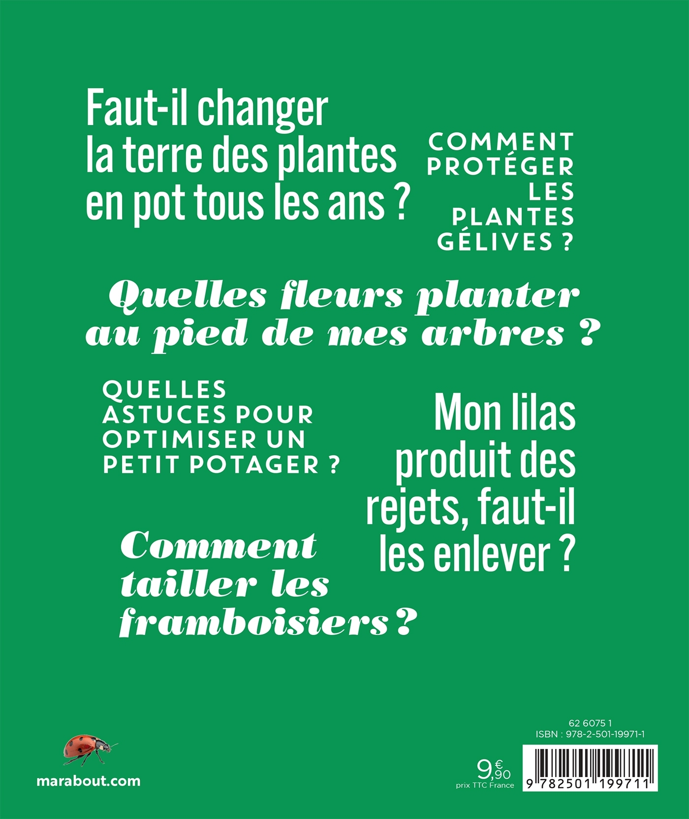 Silence ça pousse ! 365 questions pour réussir son jardin - Bénédicte BOUDASSOU - MARABOUT
