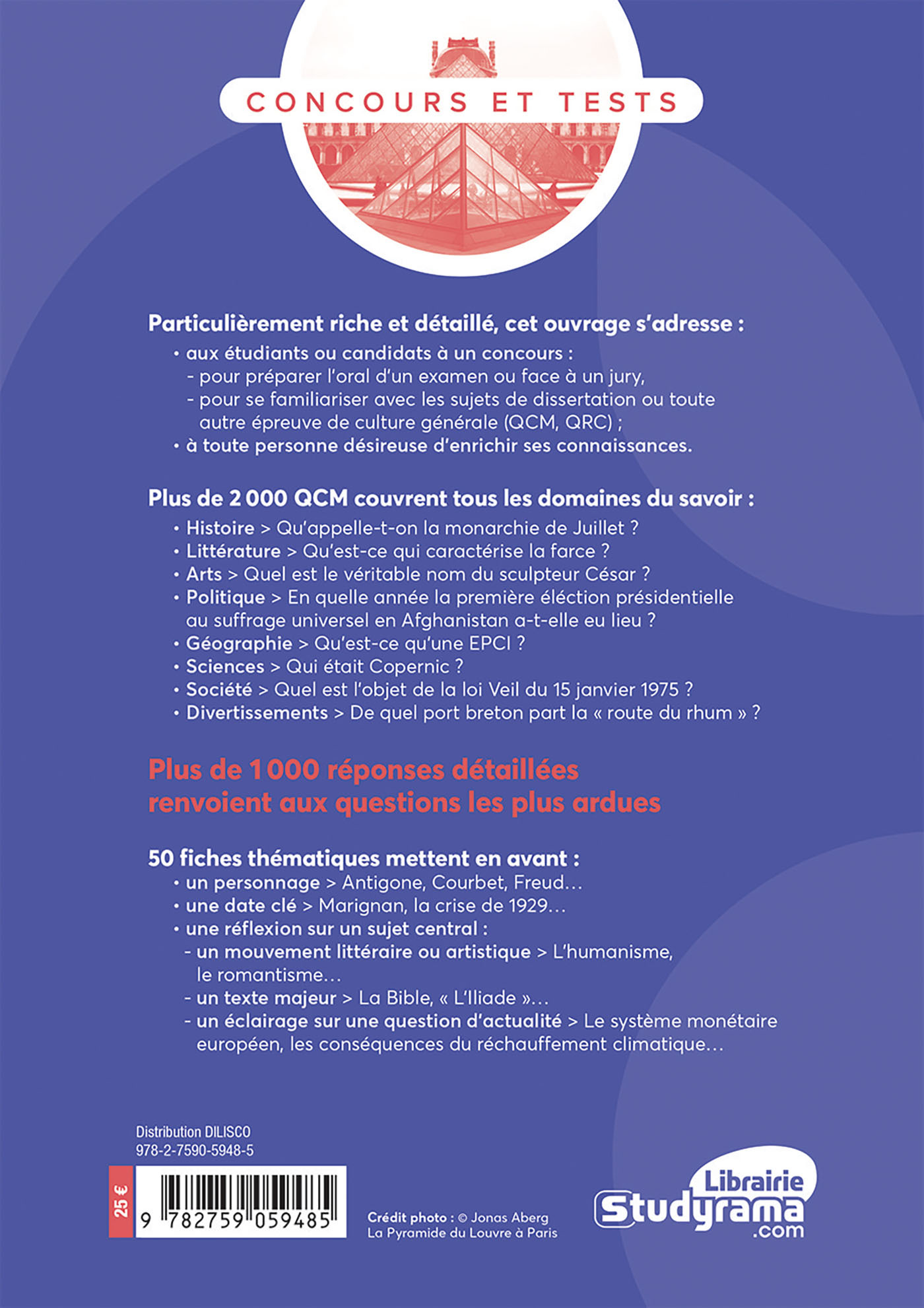 Le grand livre de culture générale -  Collectif - STUDYRAMA