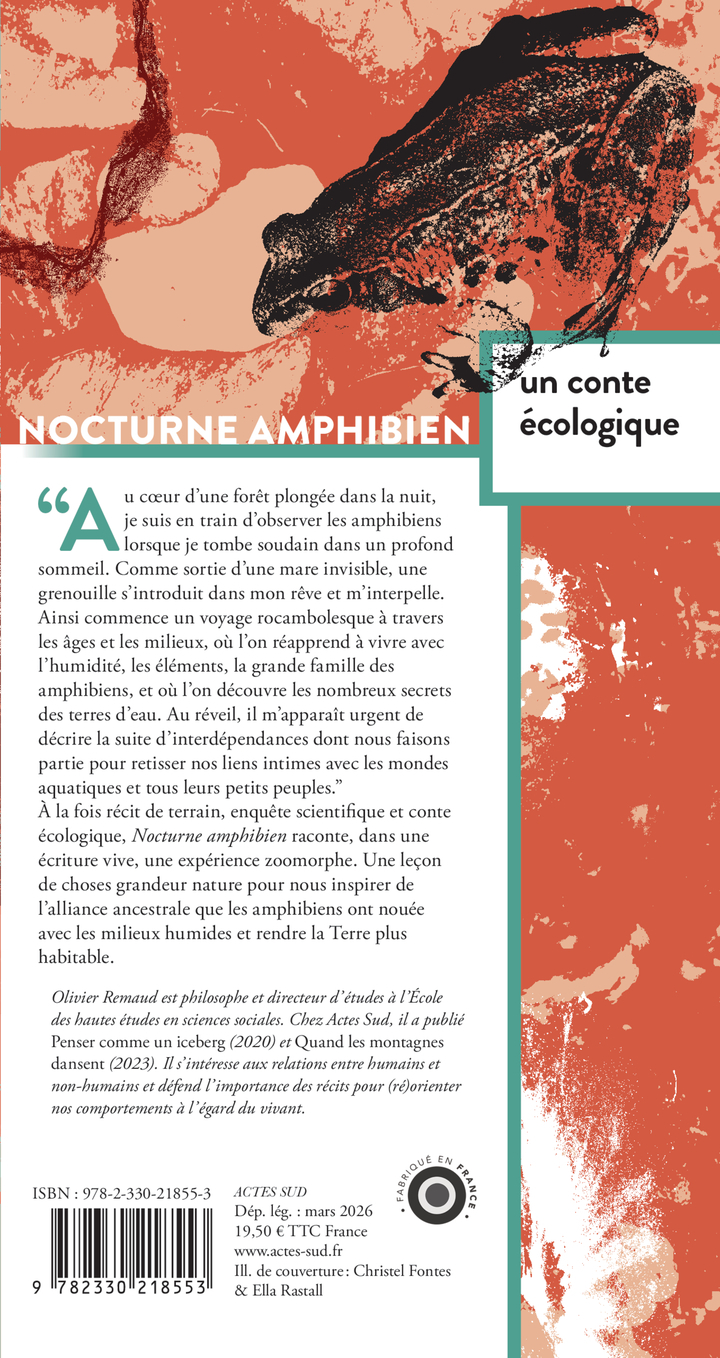 Nocturne amphibien - Olivier Remaud - ACTES SUD
