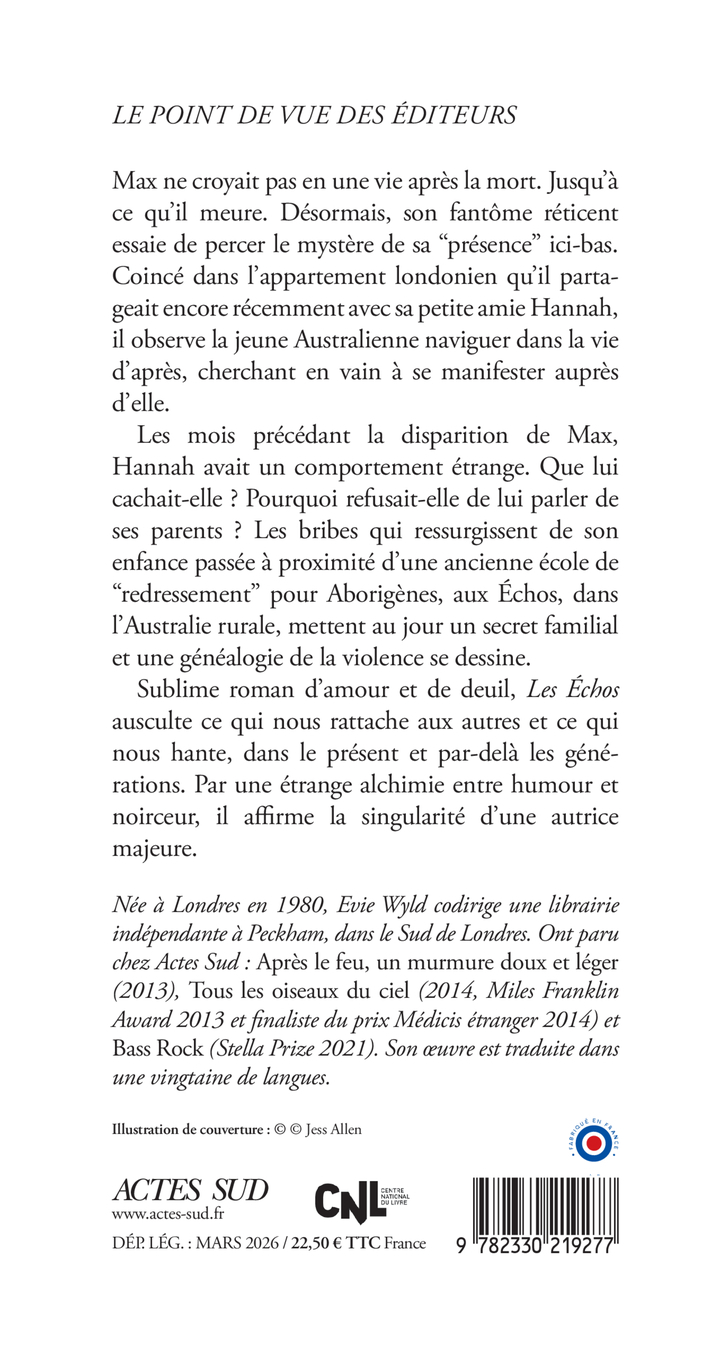 Les Echos - Evie Wyld - ACTES SUD