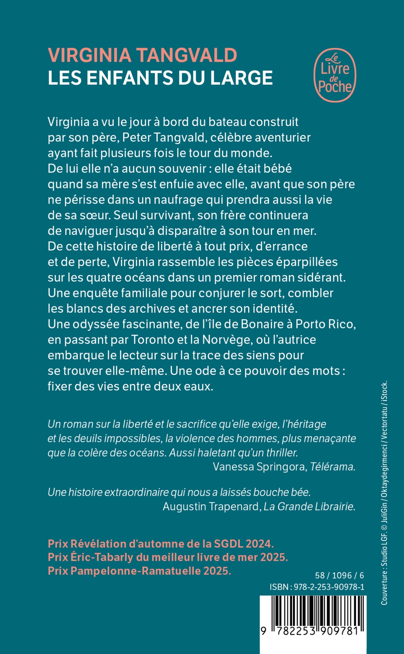 Les Enfants du large - Virginia Tangvald - LGF