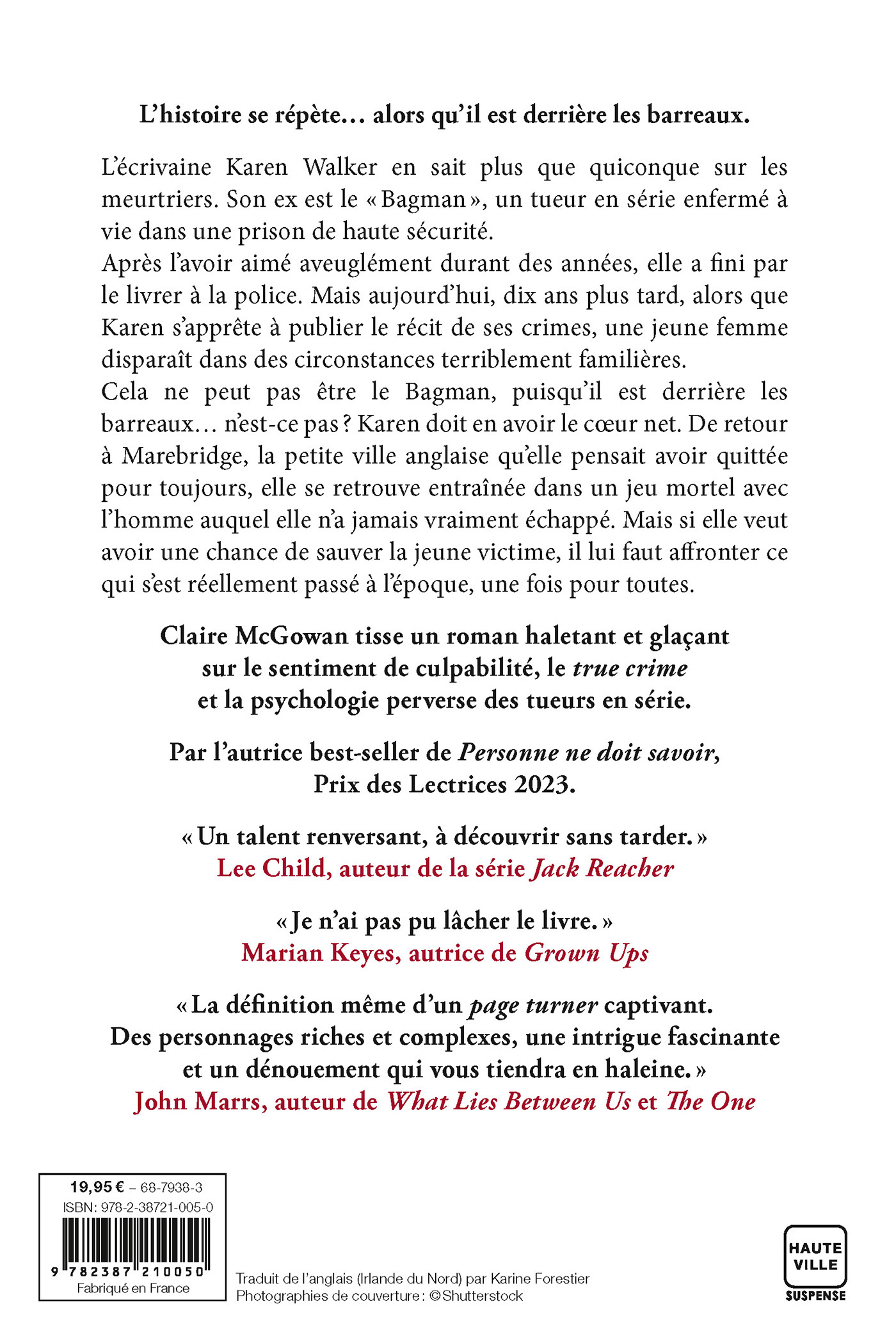 Lui survivre - Claire McGowan - HAUTEVILLE