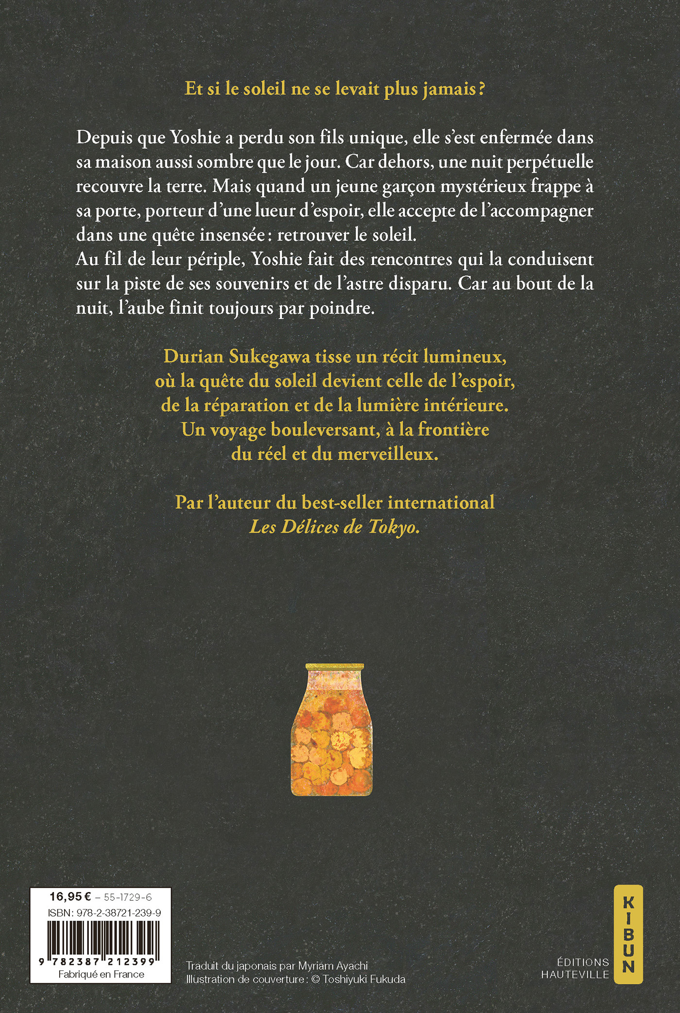 Pour que renaisse le soleil - DURIAN SUKEGAWA - HAUTEVILLE