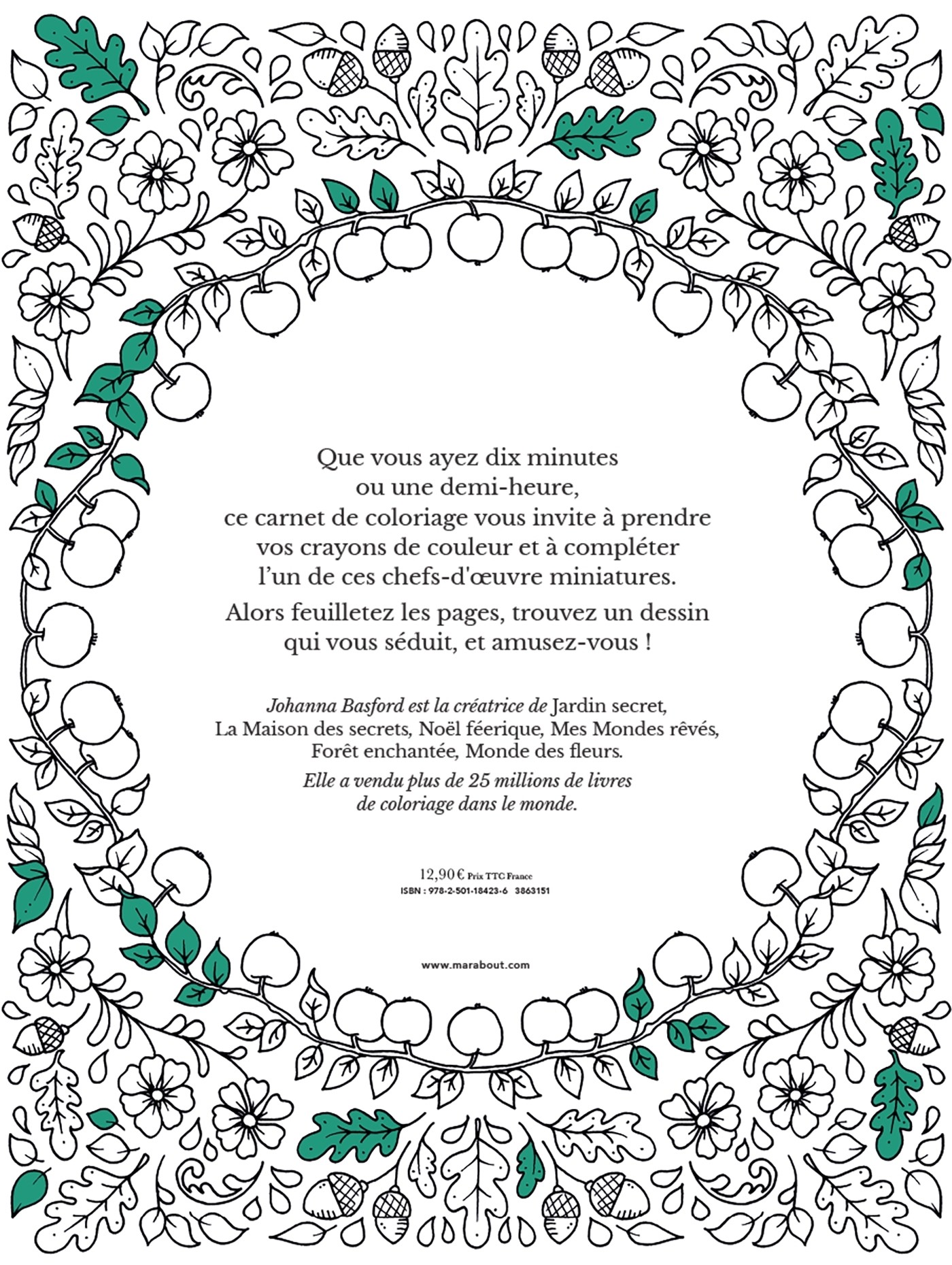 Mes petites victoires - Johanna Basford - MARABOUT