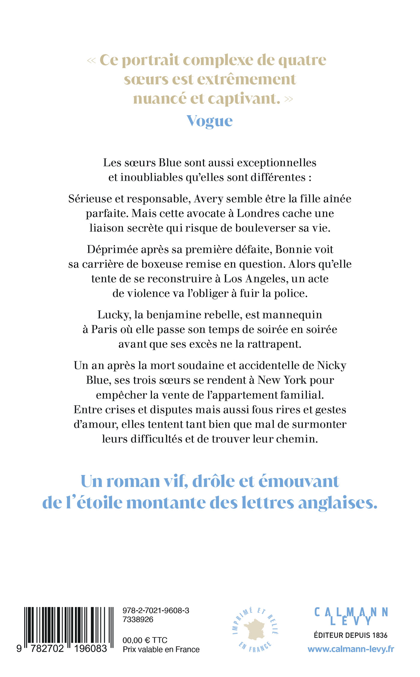 Les Soeurs Blue - Coco MELLORS - CALMANN-LEVY