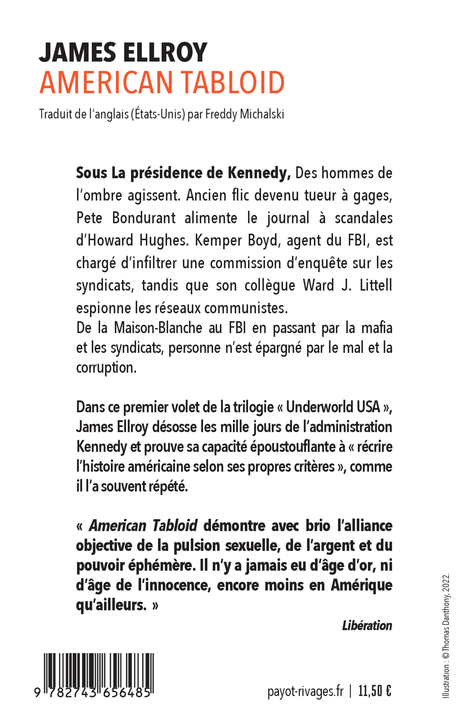 American tabloid - James Ellroy, Francois Guerif - RIVAGES