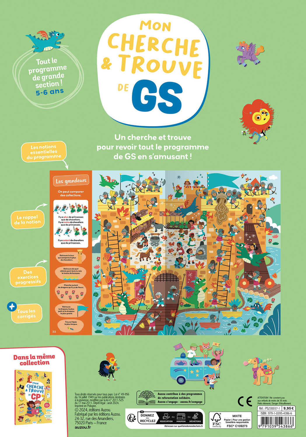 MON CHERCHE ET TROUVE DE GS - Aurore MEYER, Tiago Americo, Susana Gurrea, Gabriele TAFUNI, Julie Mercier, Sandrine Monnier - AUZOU