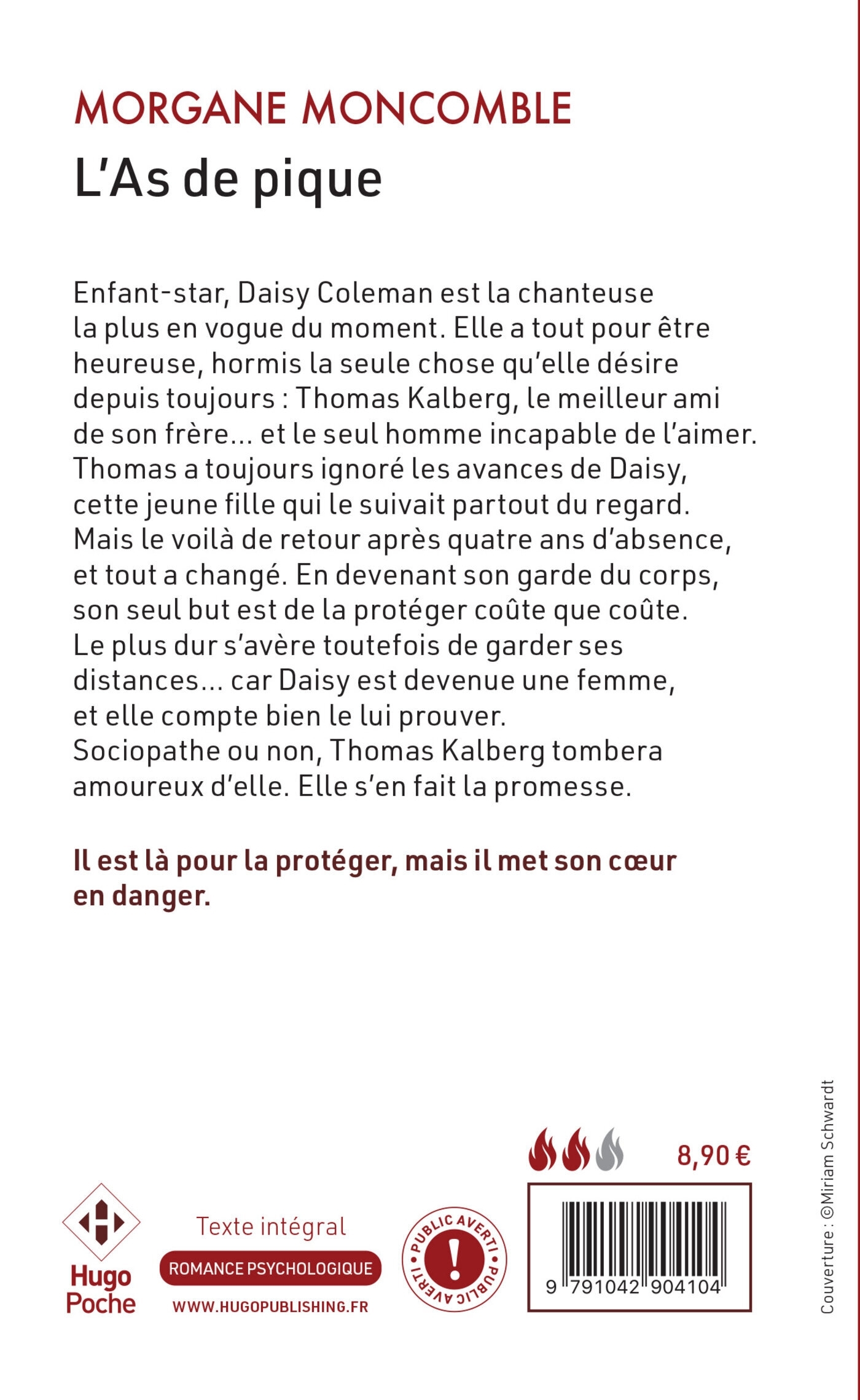 L'as de pique - Nouvelle couverture - Morgane Moncomble - HUGO POCHE