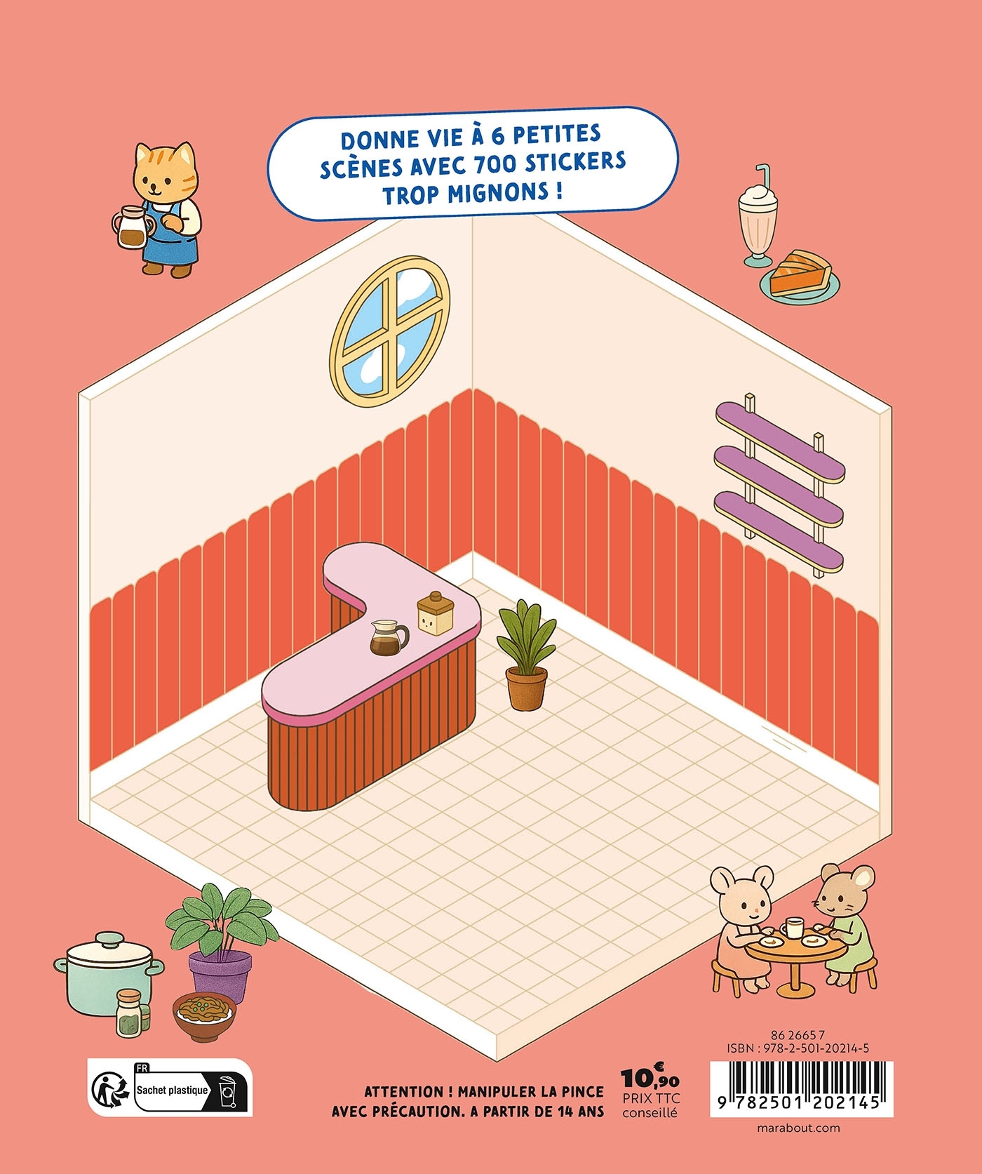 Mon petit restaurant - Cute 'n' cosy stickers -  - MARABOUT