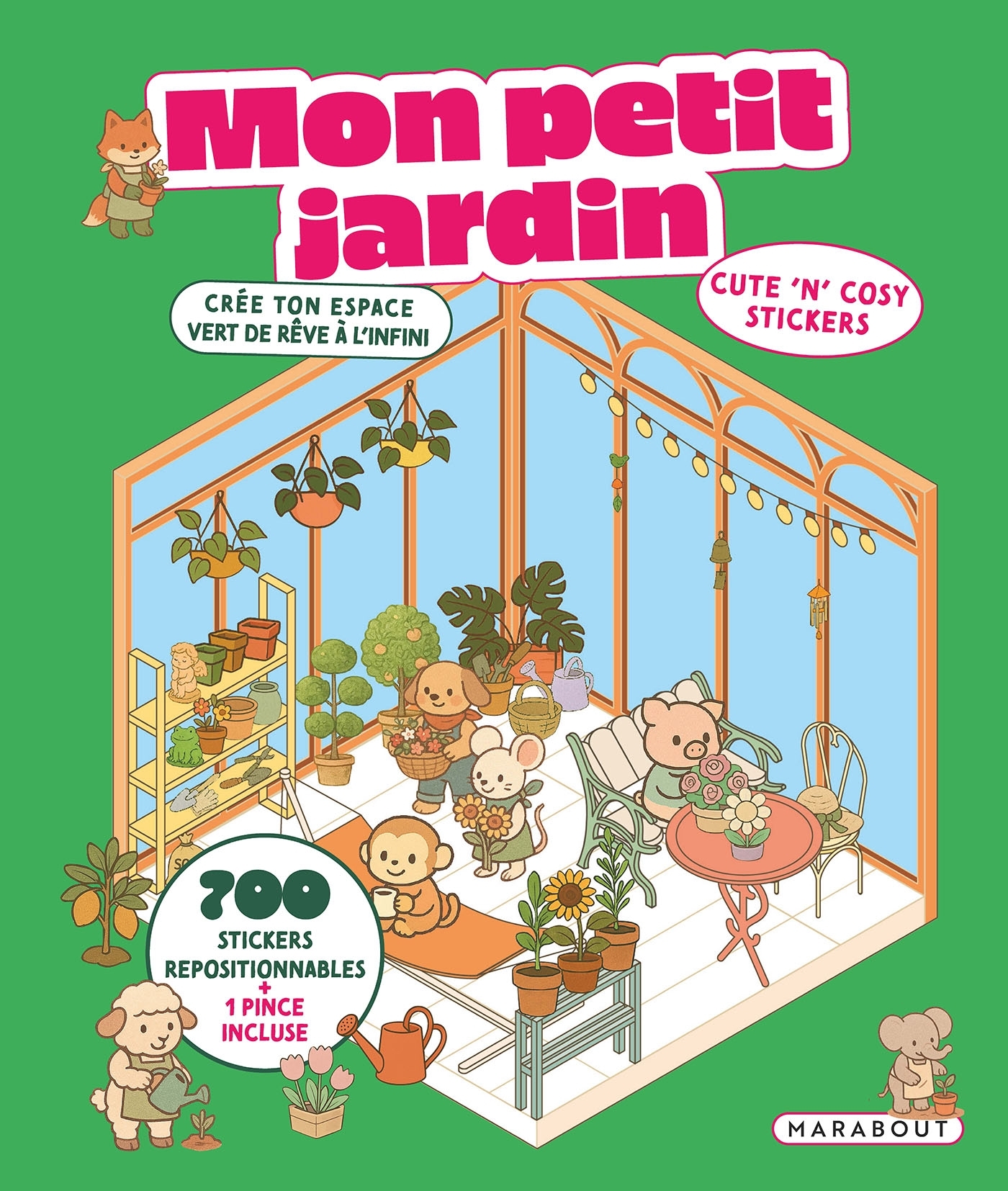 Mon petit jardin - Cute 'n' cosy stickers -  - MARABOUT