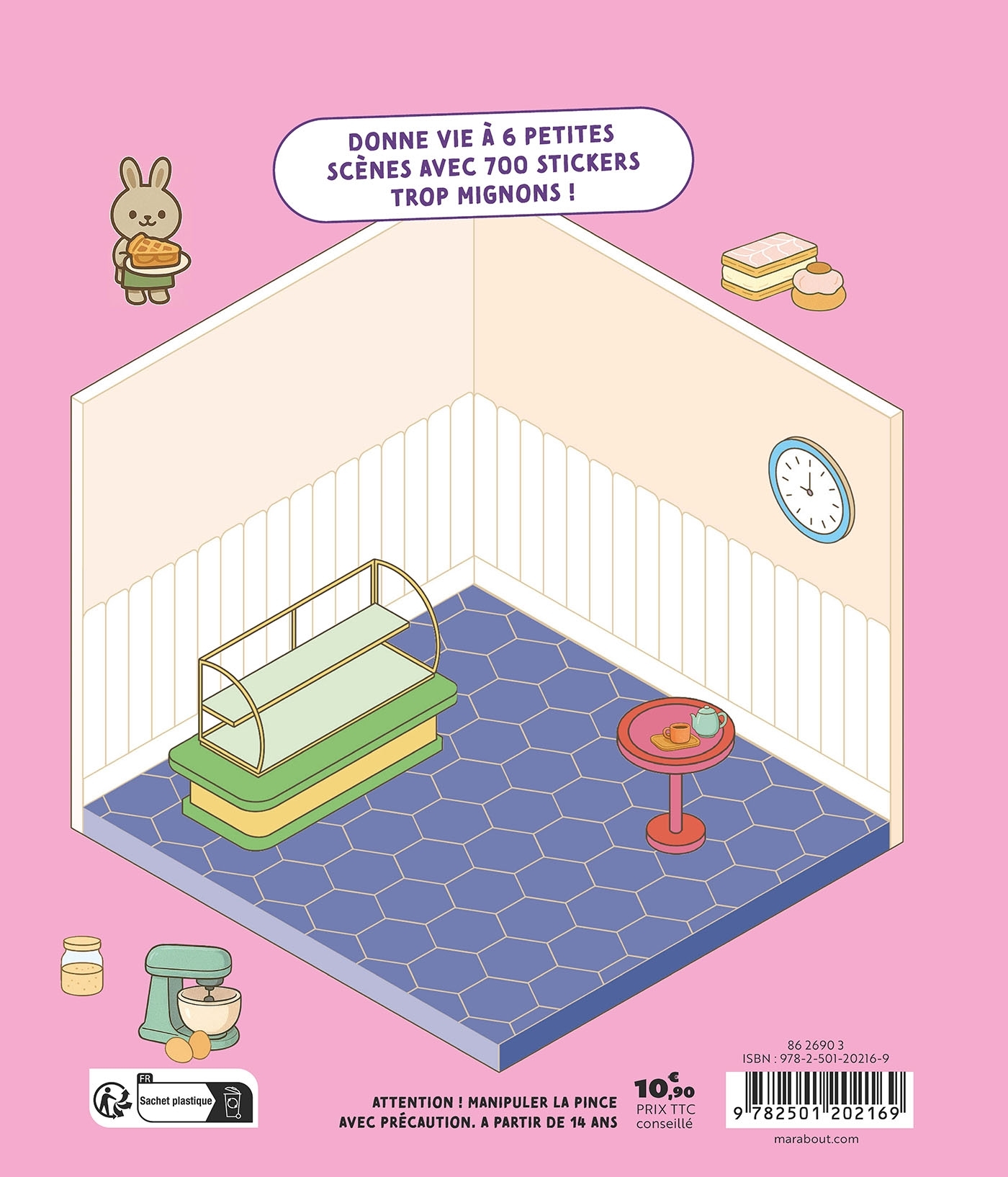 Ma petite boulangerie - Cute 'n' cosy stickers -  - MARABOUT