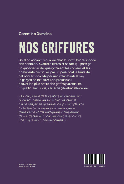 Nos griffures - CORENTINE DUMAINE - DE BOREE