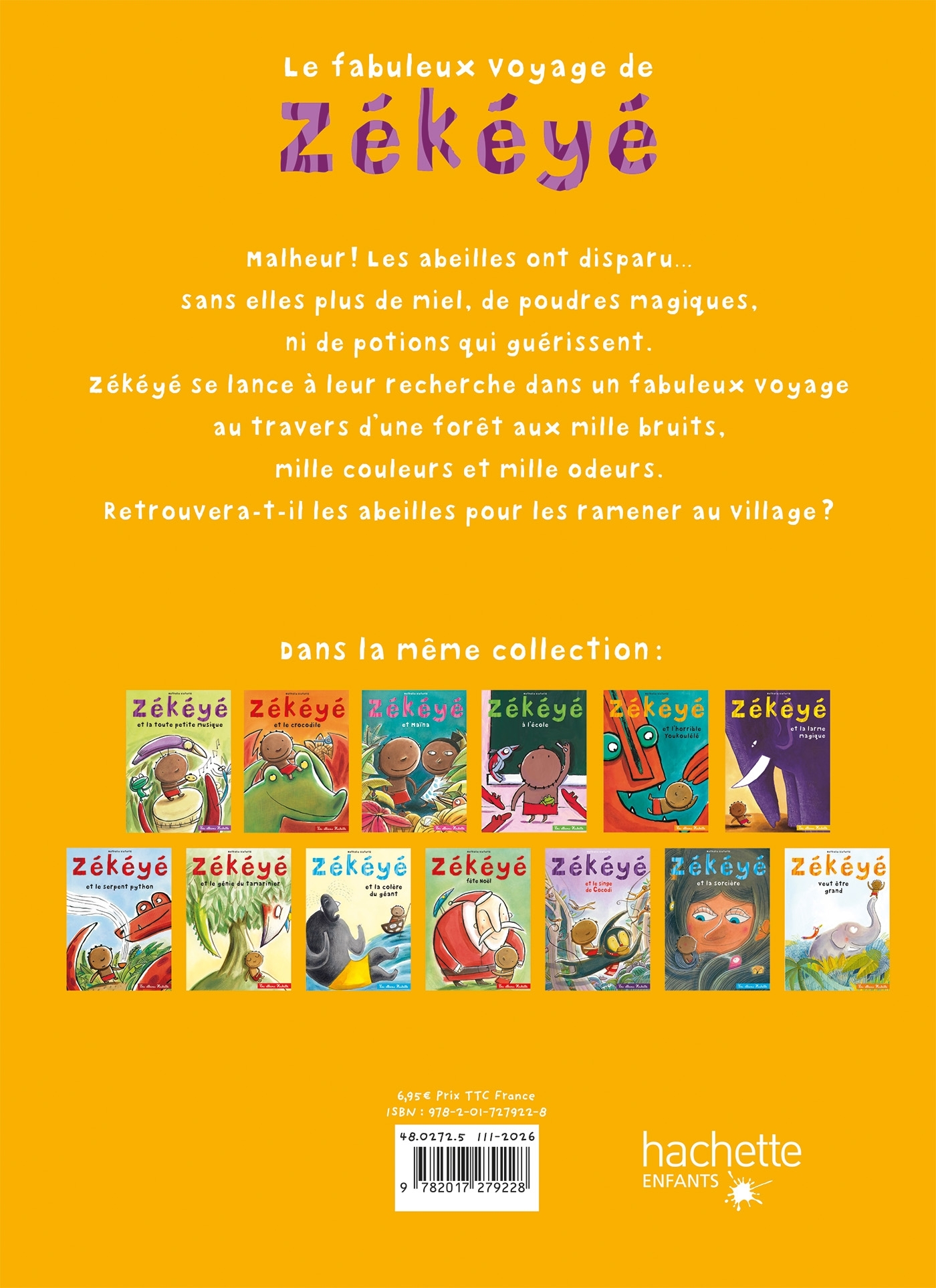 Le fabuleux voyage de Zékéyé - Nathalie Dieterlé - HACHETTE ENFANT