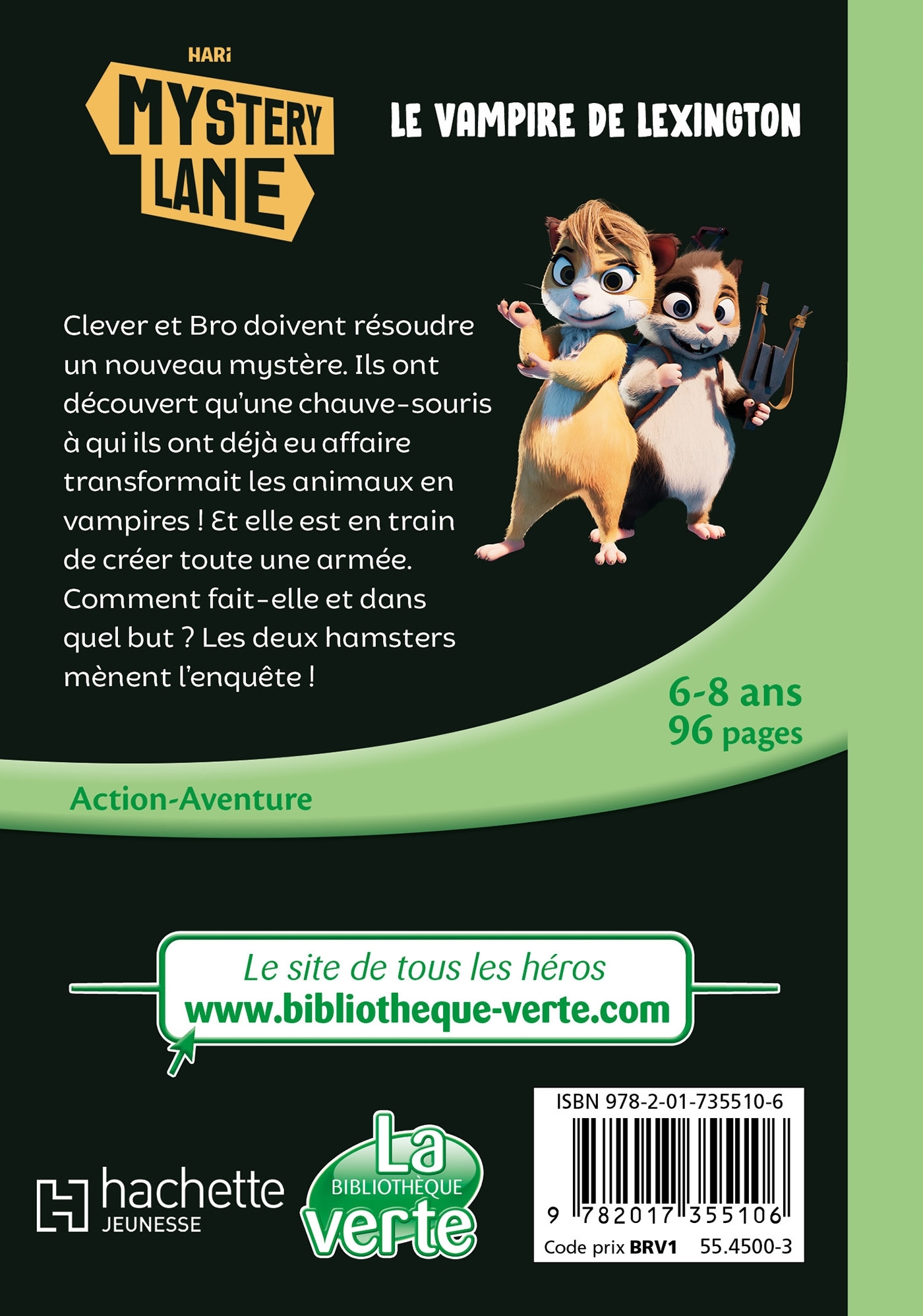 Mystery Lane, Tome 12 - Le vampire de Lexington - ERICK ALEXANDERSON ROSAS,   - HACHETTE JEUN.