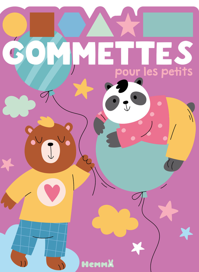 Gommettes pour les petits (Ourson et panda) -  Collectif - HEMMA