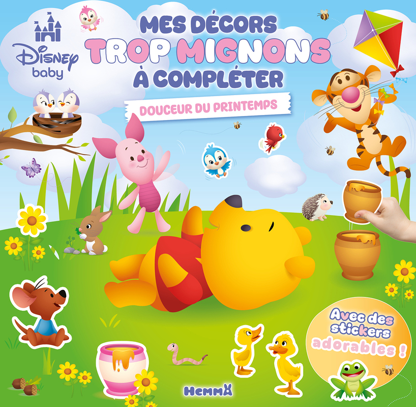 Disney Baby - Mes décors trop mignons à compléter - Douceur du printemps - Avec des stickers Adorables ! -  Collectif - HEMMA