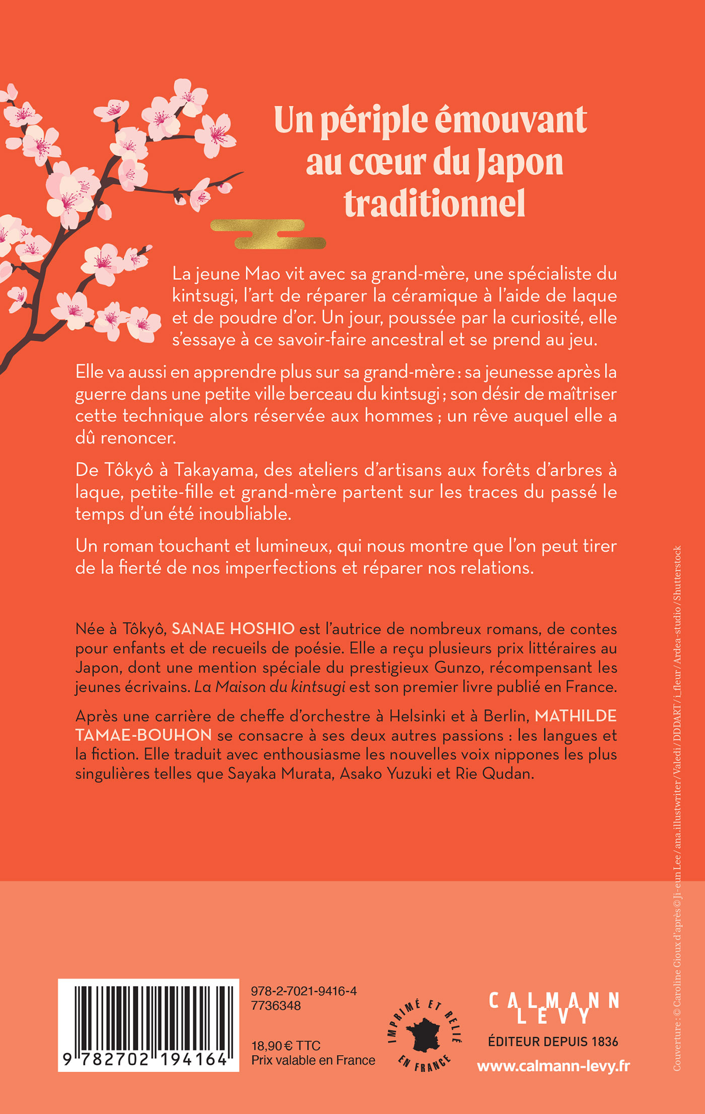 La Maison du kintsugi - Sanae Hoshio - CALMANN-LEVY