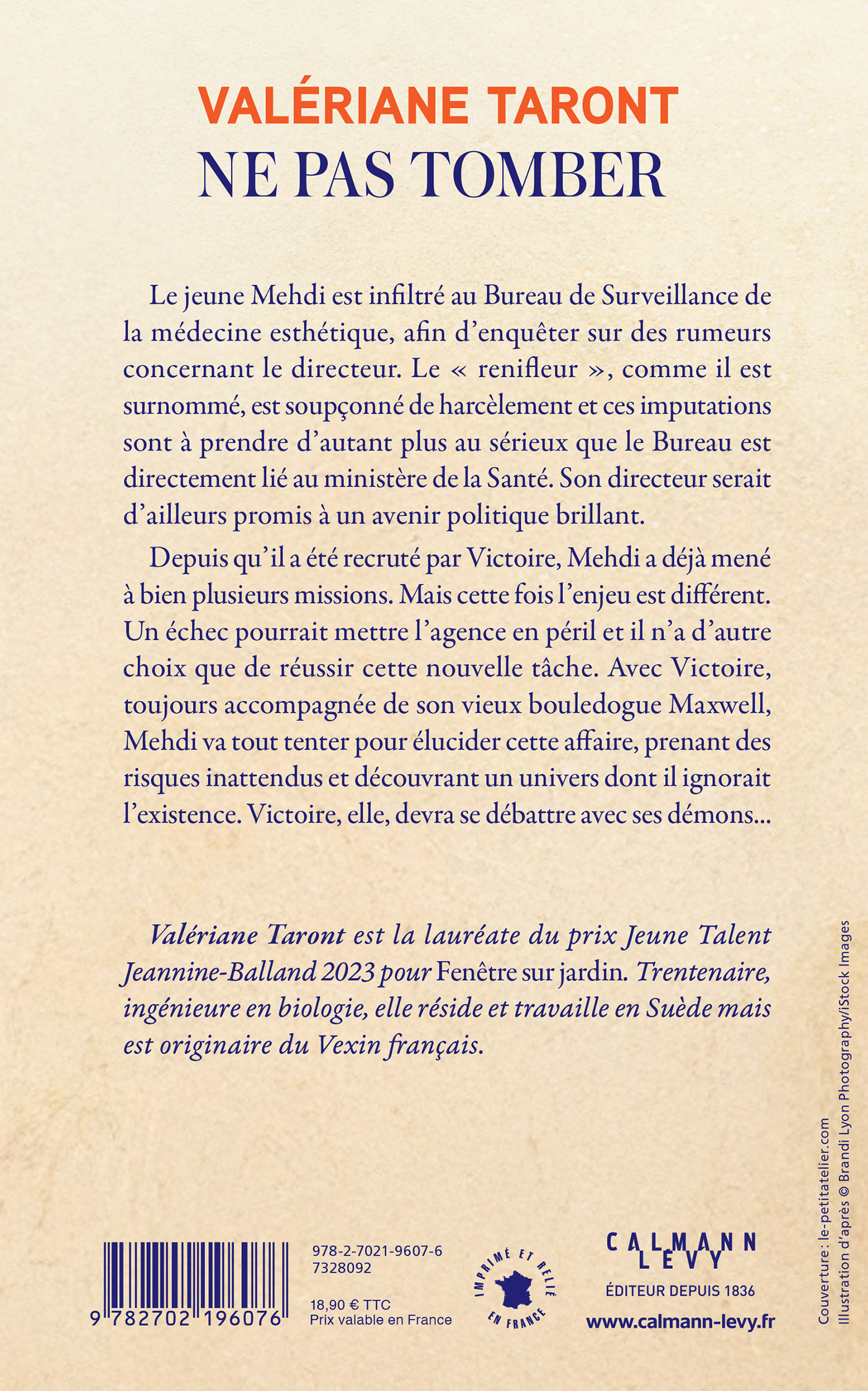 Ne pas tomber - Valériane Taront - CALMANN-LEVY