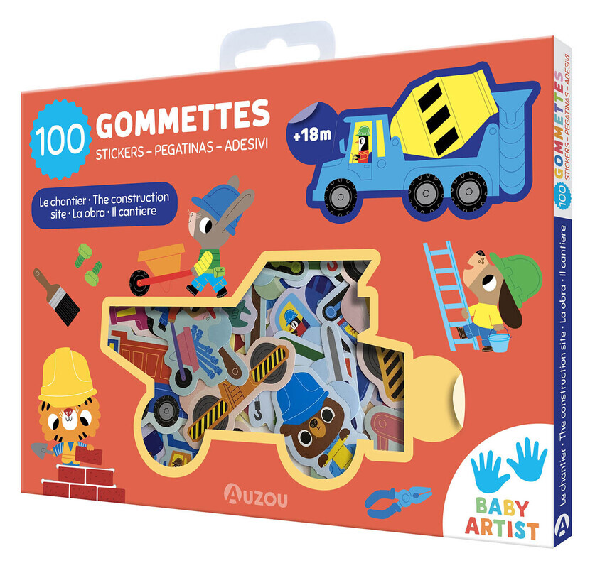 100 gommettes - Le chantier -  - AUZOU