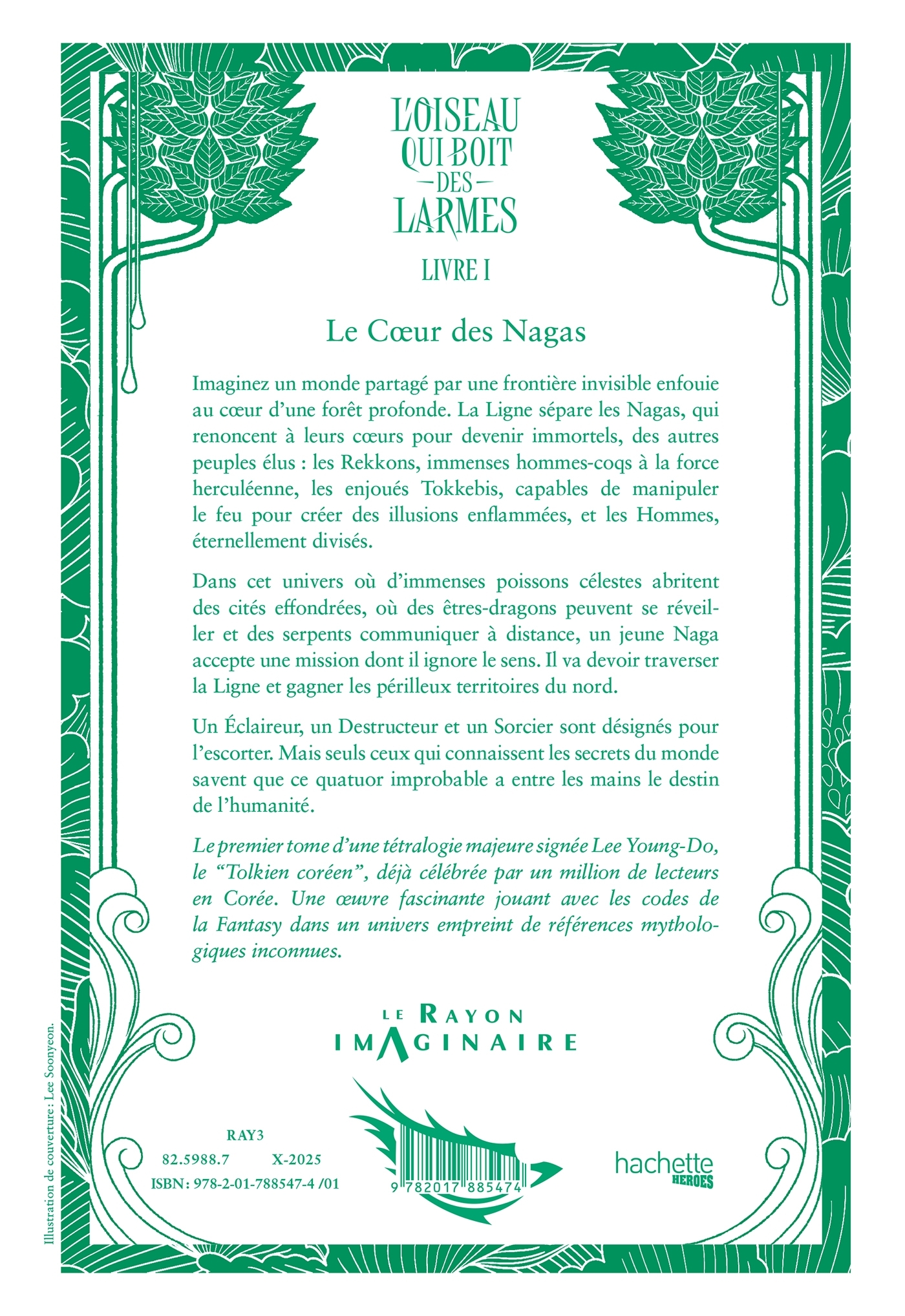 L'oiseau qui boit des larmes - Livre 1 - Lee Yeong-do - HACHETTE HEROES