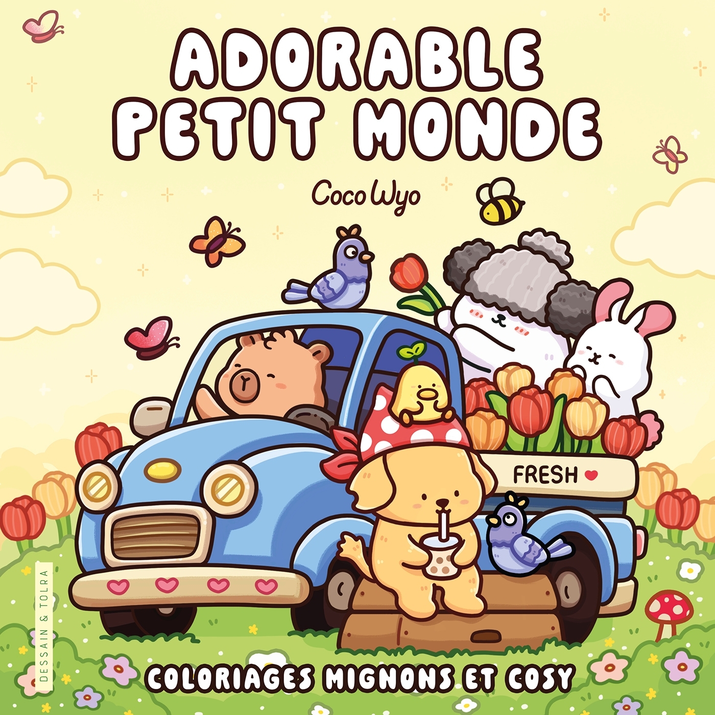 Adorable petit monde - Coco wyo - Livre de coloriage Cozy cuties - Cosy colo - Coco Wyo - DESSAIN TOLRA
