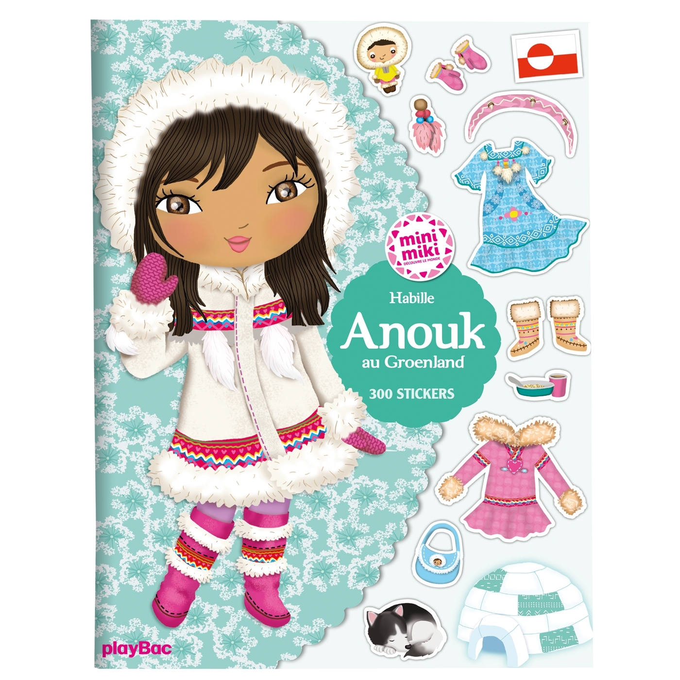 Minimiki - Stickers - Habille Anouk au Groenland nouvelle édition - CAMEL JULIE - PLAY BAC