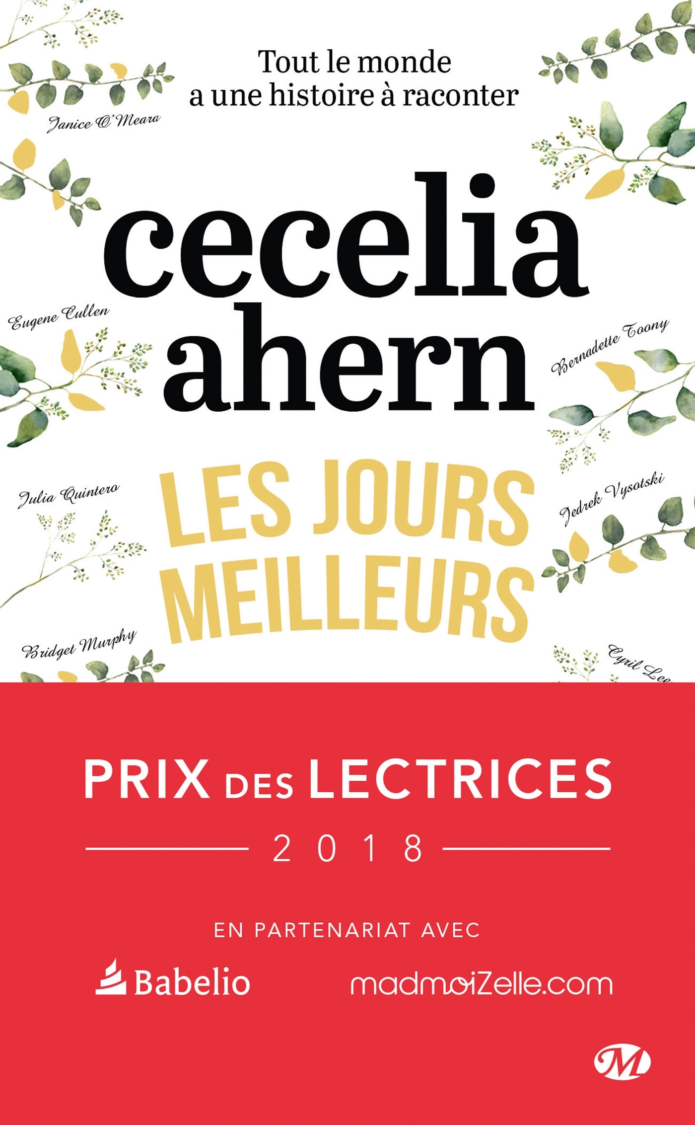 Les Jours meilleurs (Prix des lectrices 2018) - Cecelia Ahern - HAUTEVILLE
