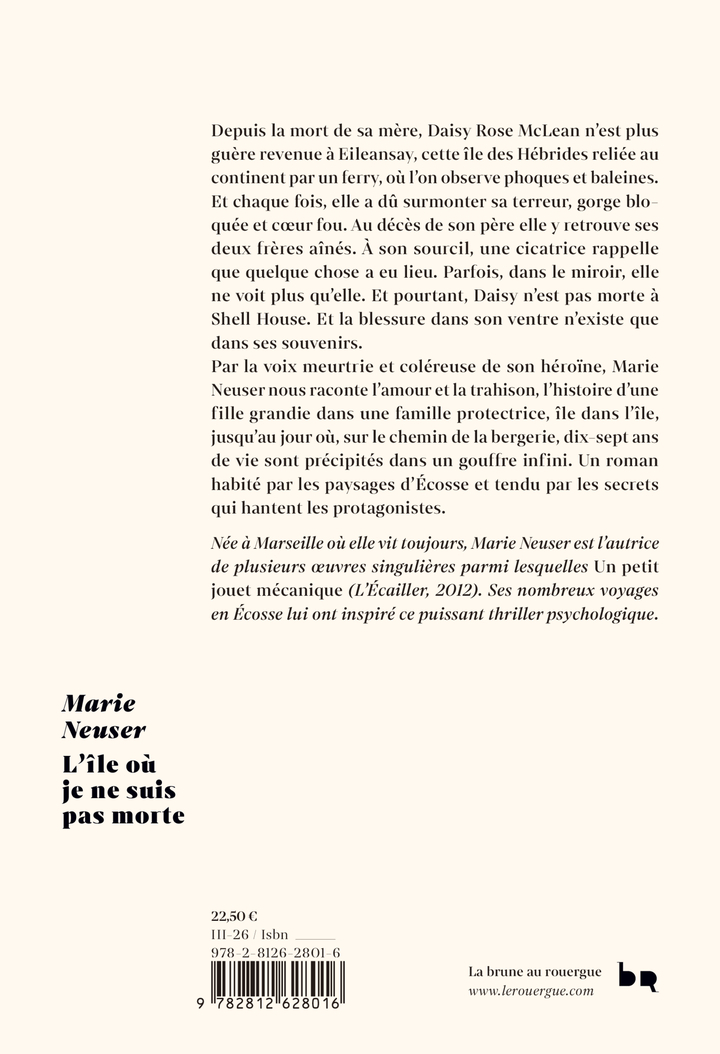 L'île où je ne suis pas morte - Marie Neuser - ROUERGUE