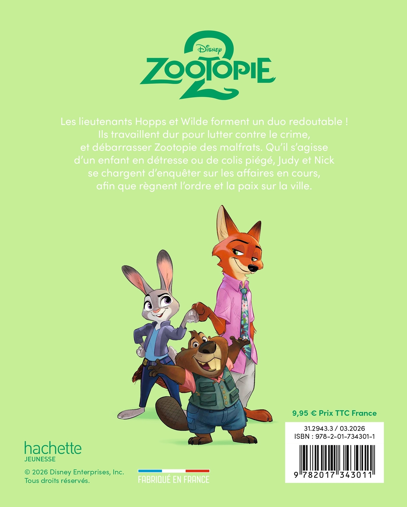 ZOOTOPIE 2 - [BD] - Les Nouvelles Aventures - Disney -  Disney - DISNEY HACHETTE