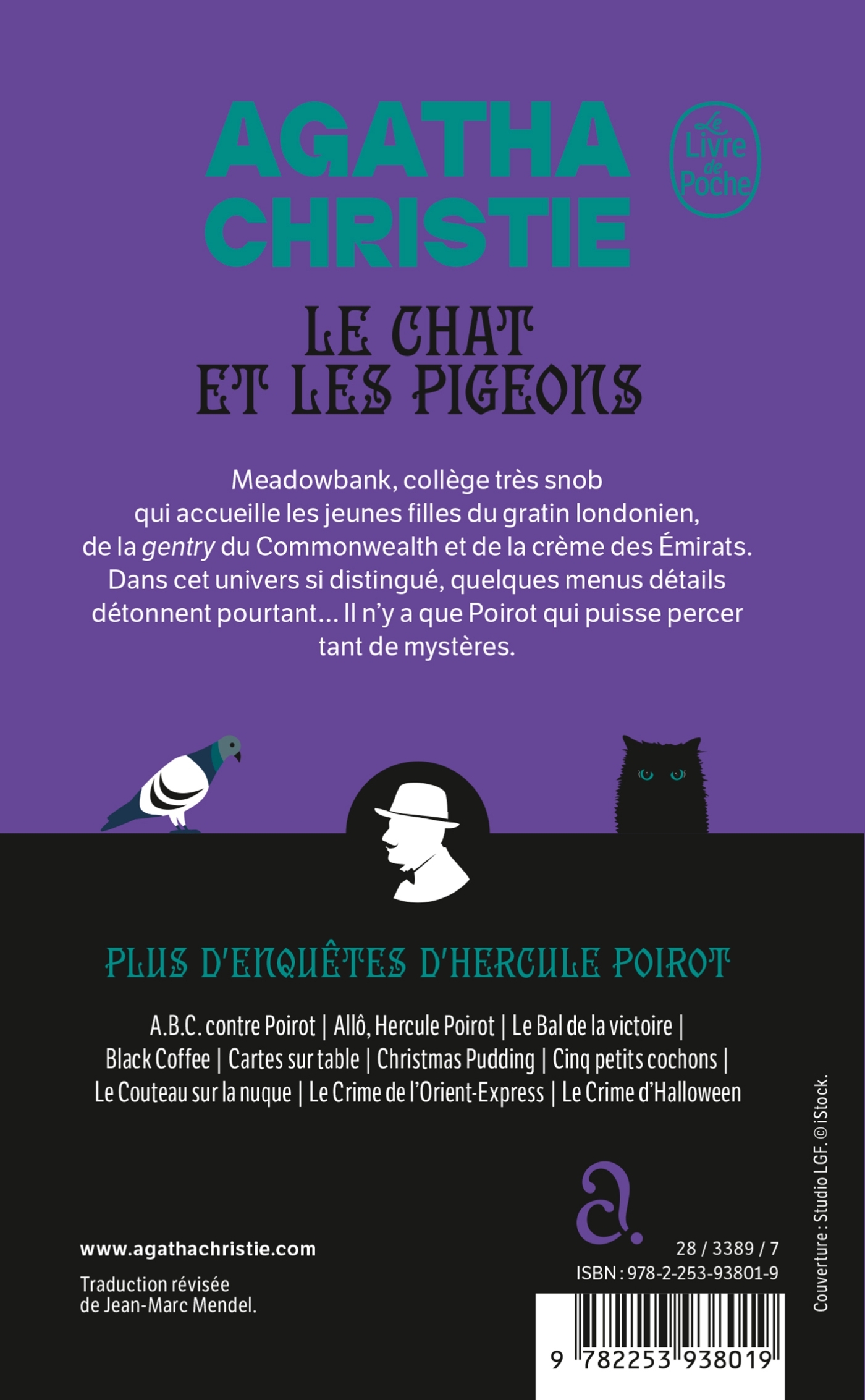 Le Chat et les pigeons (Nouvelle traduction révisée) - Agatha Christie - LGF