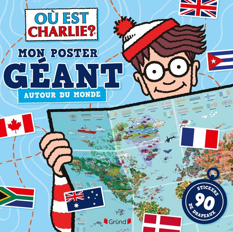 Où est Charlie ? - Mon poster géant - Autour du monde - Martin Handford - GRUND