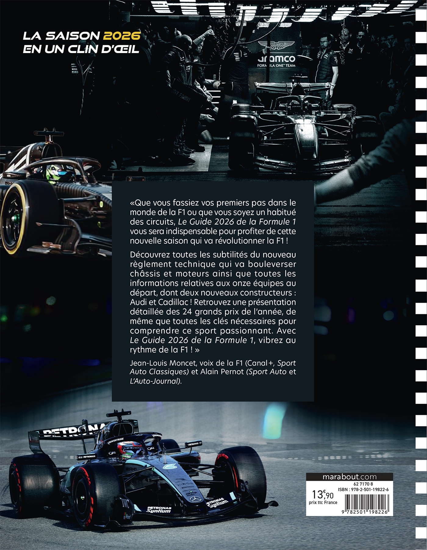 Le Guide 2026 de la Formule 1 - Jean-Louis Moncet, Alain PERNOT - MARABOUT