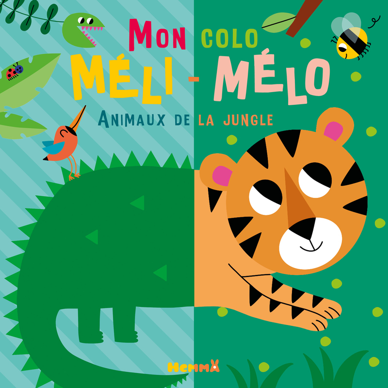 Mon colo méli-mélo - Animaux de la jungle -  - HEMMA