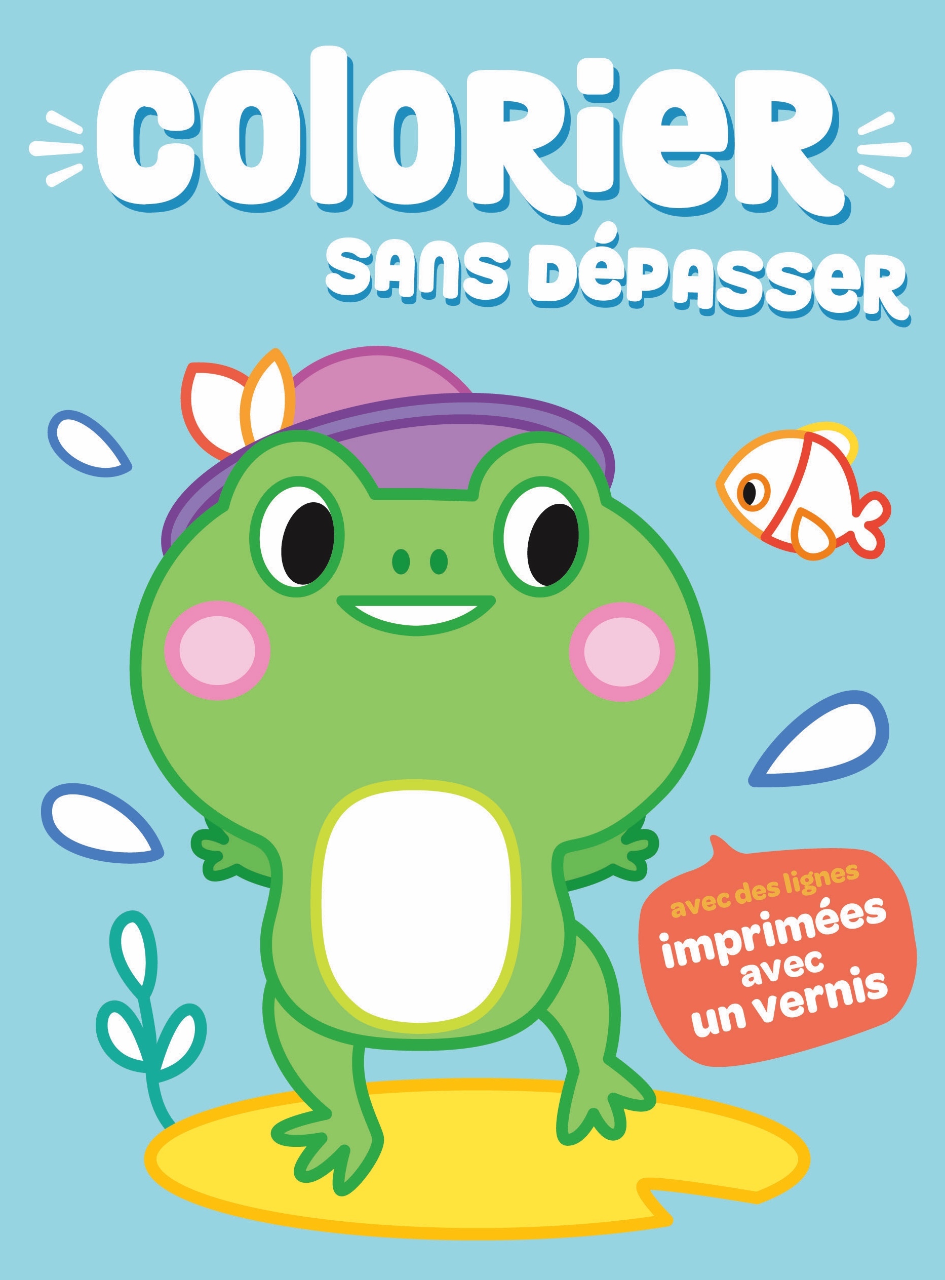 Grenouille - Colorier sans dépasser  -  - YOYO