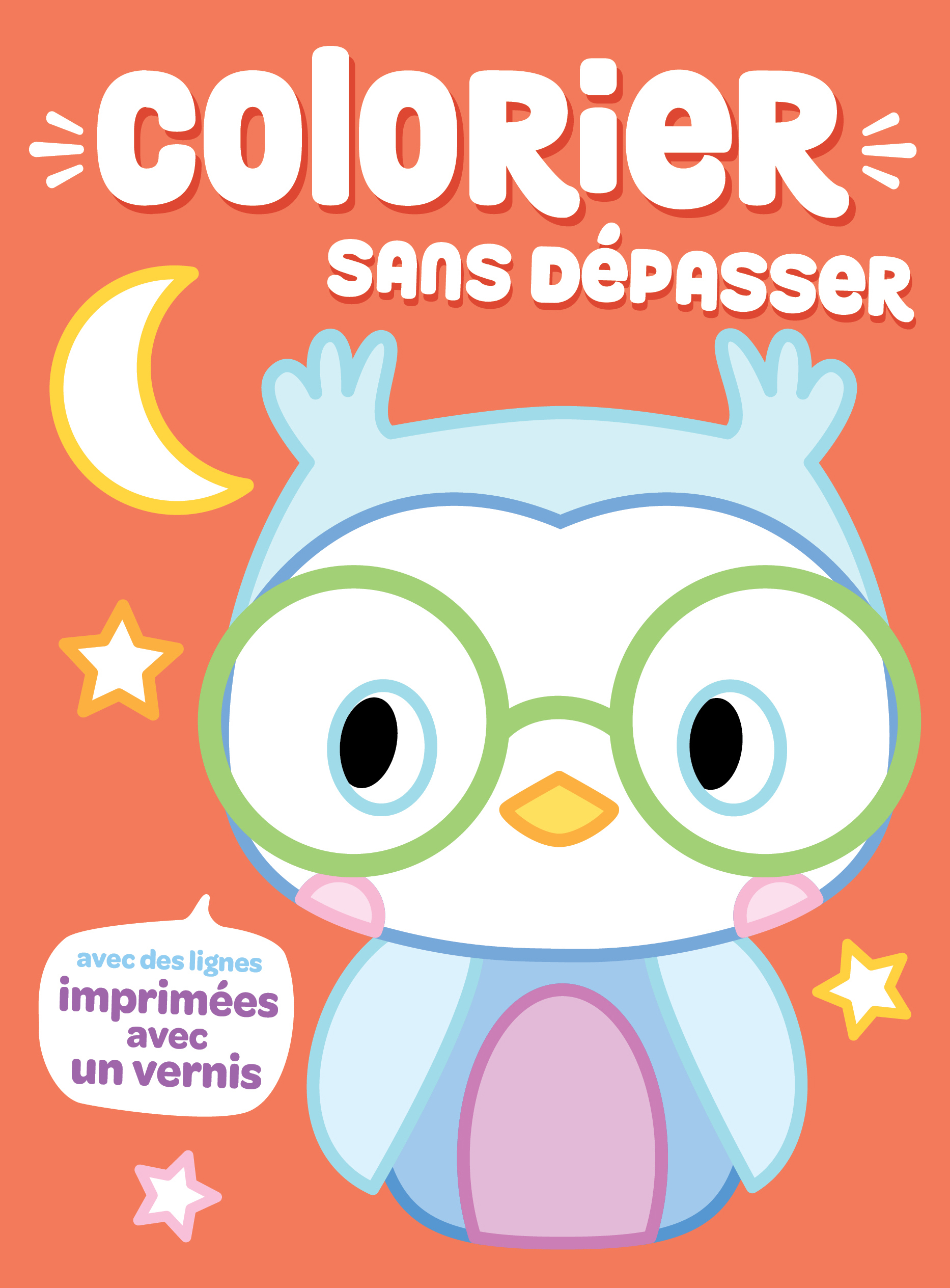 Hibou - Colorier sans dépasser  -  - YOYO